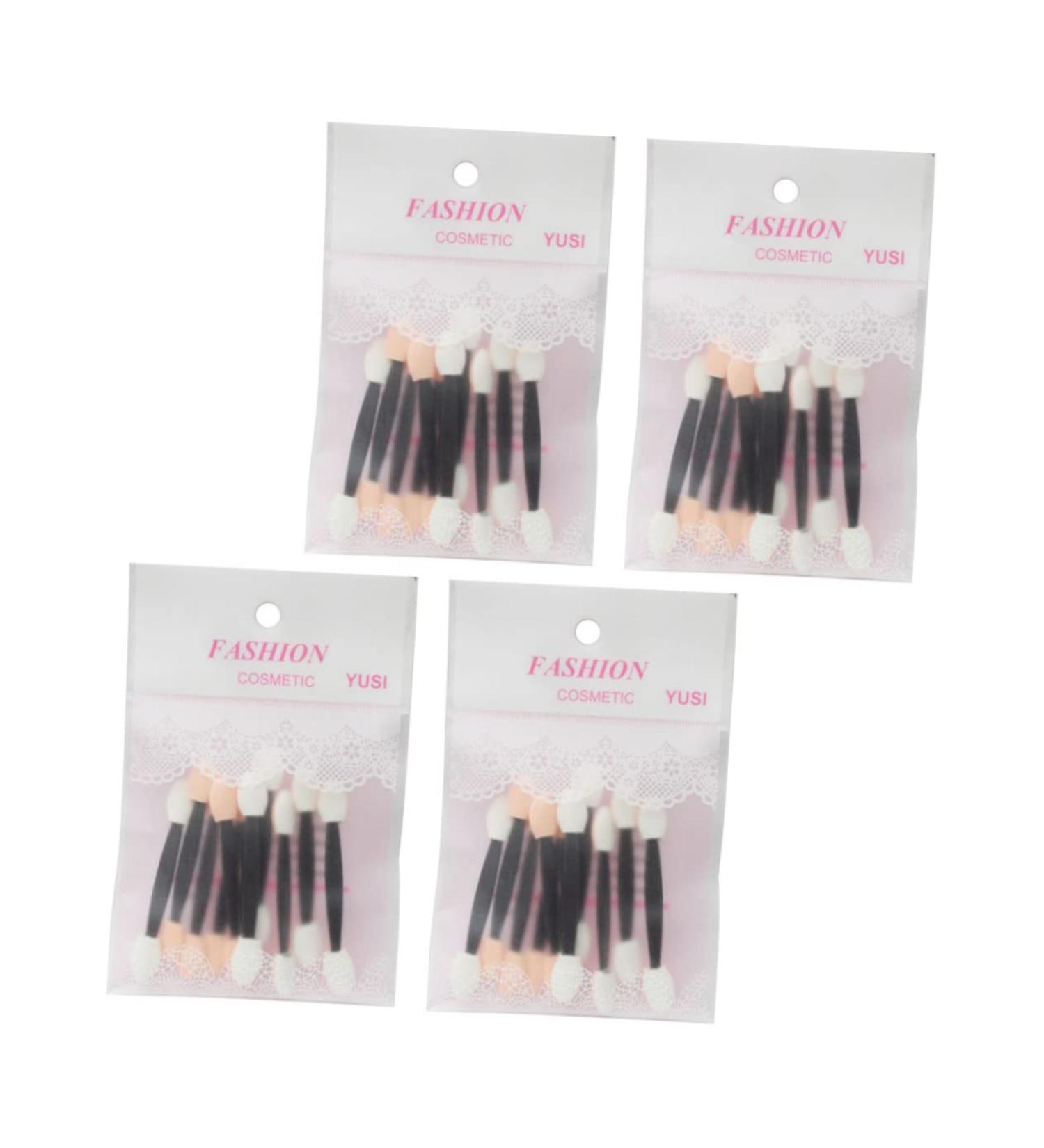 FOMIYES 40pcs Sponge Stick Makeup Applicator Flash Suit Eyeshadow Sponge Brush Eyeshadow Stick Lip Brush Mix - Buy Online on GoSupps.com