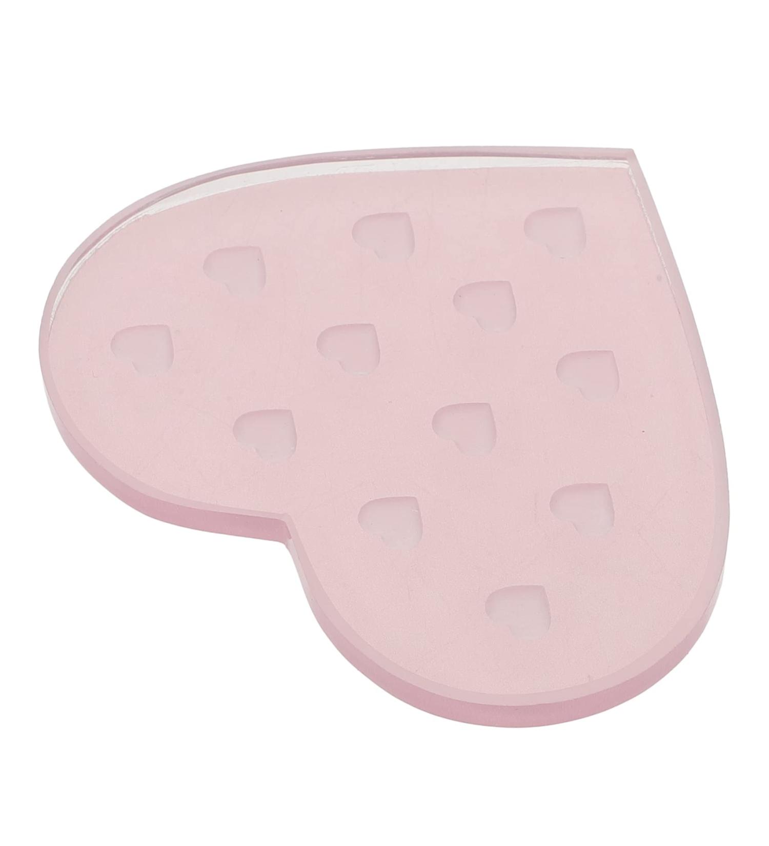 Support De Colle Pour Cils Verre Palette De Greffe De Cils Forme De C ur Outil De Pose Pour Salon rose - Buy Online on GoSupps.com