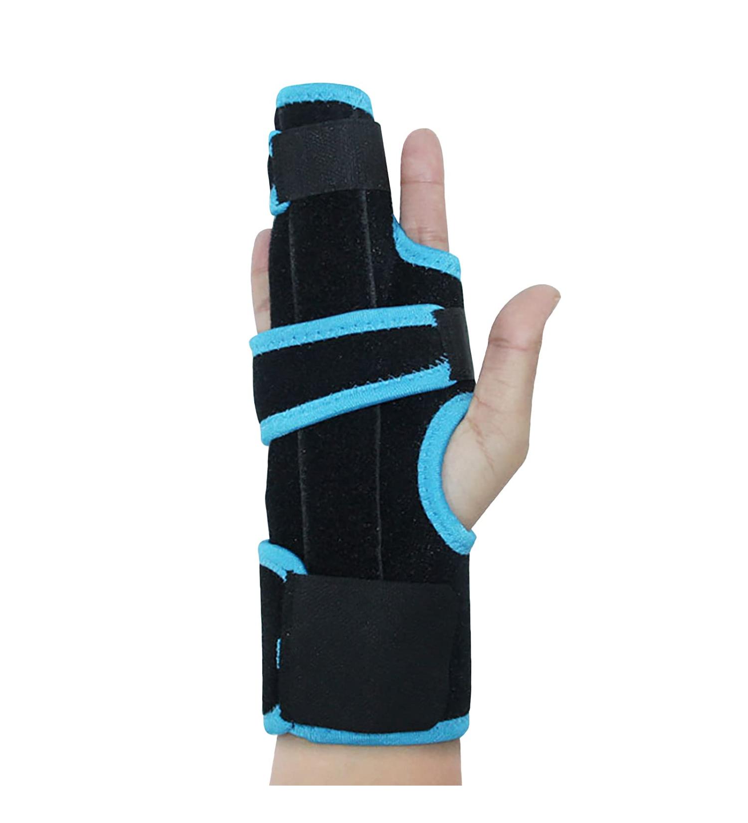 Adjustable Finger Splint - Two Finger Stabilizer Brace for Arthritis & Fractures - Left/Right Hand Immobilizer - Buy Online on GoSupps.com