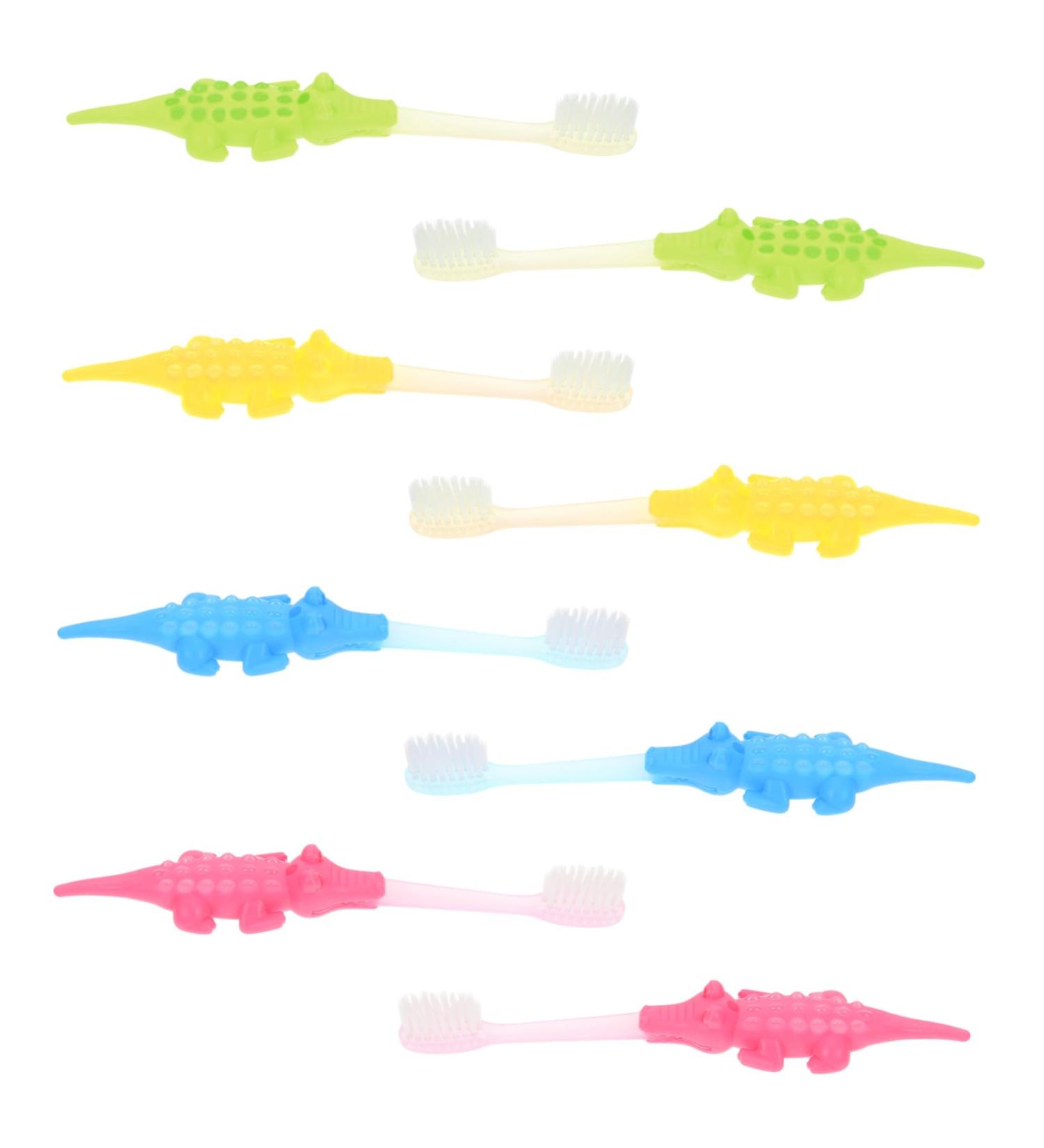 Gatuida 8-St Small Crocodile Toothbrush for Kids - Soft Toddler Caricature Toothbrush Perfect for Children s Dental Care - Buy Online on GoSupps.com