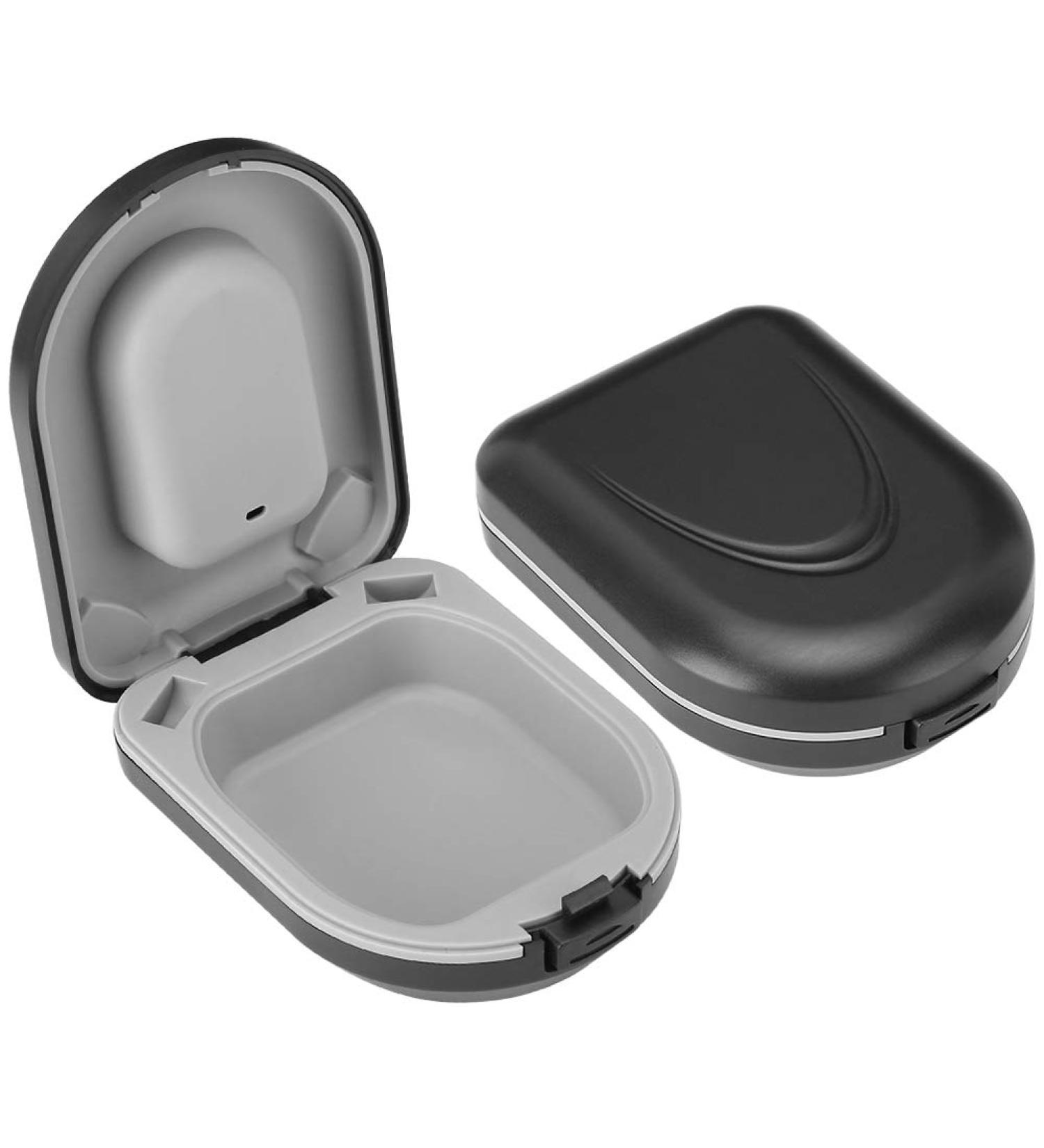 Akozon Waterproof Hearing Aid Box | Storage Case for Hearing Aids & Headphones - Black - Buy Online on GoSupps.com
