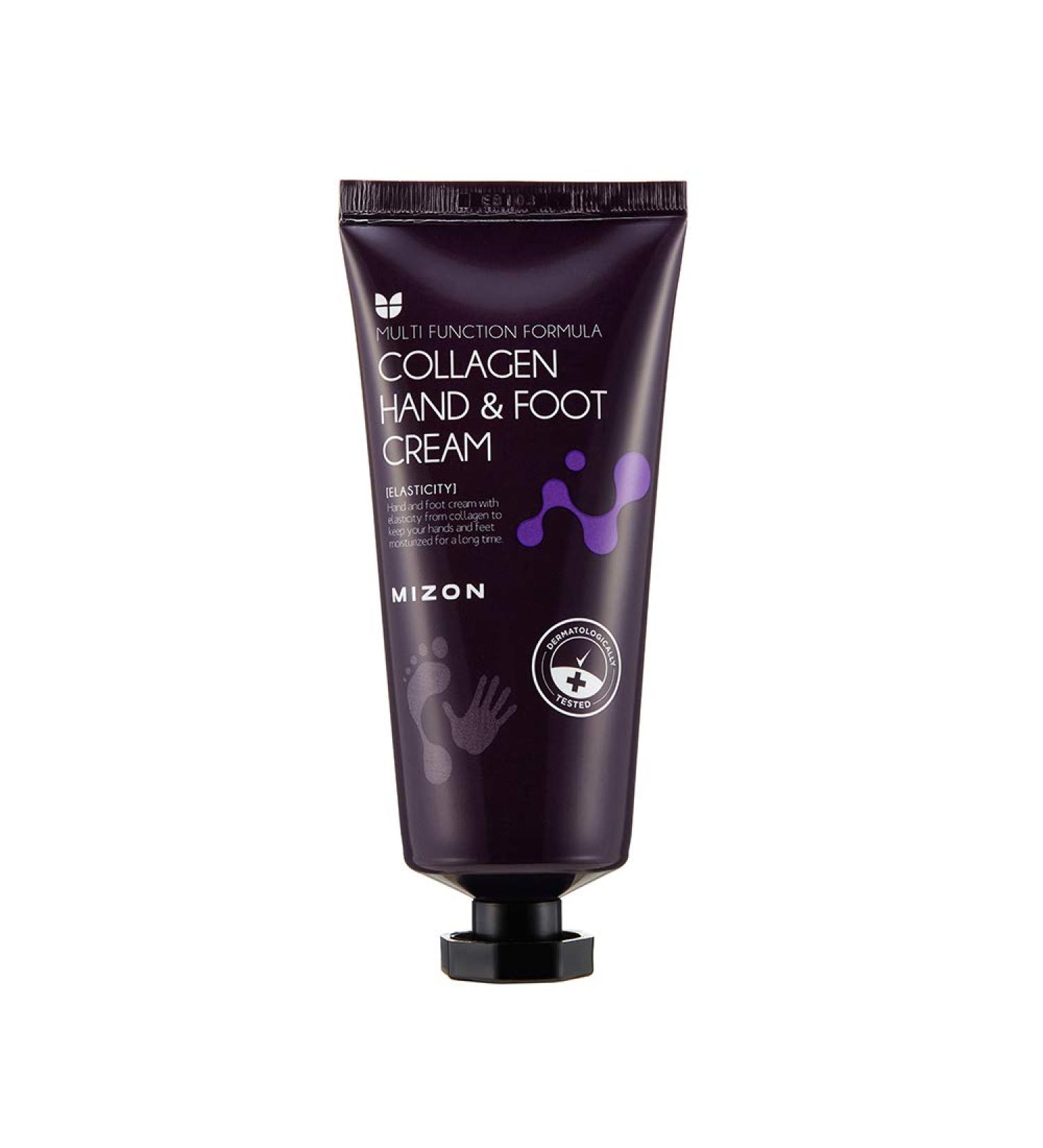 MIZON Anti Aging Collagen Hand Cream 100ml - Moisturizing Lotion for Dry Hands, Heels, Elbows - Dry Skin Relief - All Skin Types - Buy Online on GoSupps.com