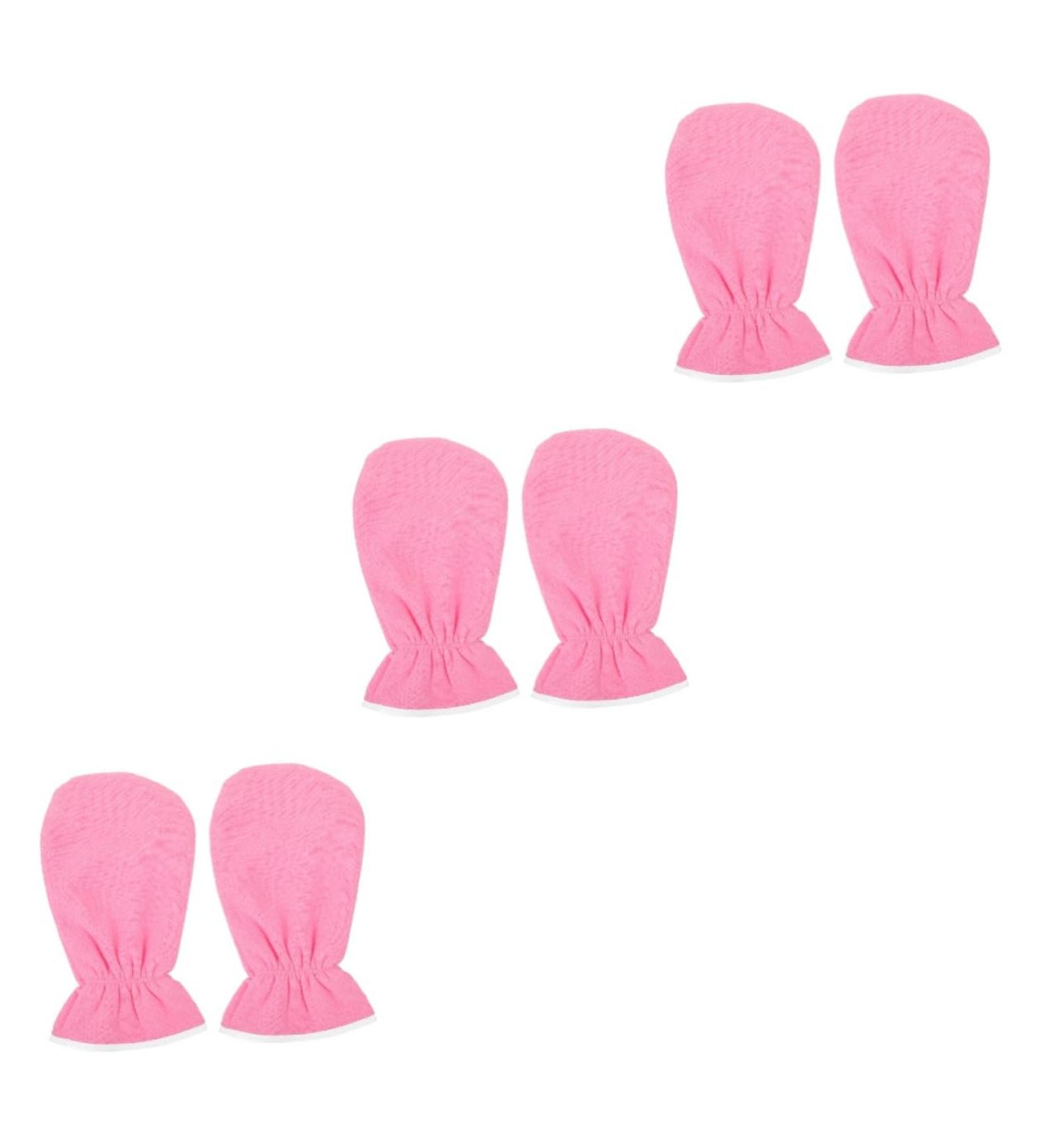 FRCOLOR 3 Pairs Exfoliating Hand Mask Womens Glives Hands Moisturizing Gloves Exfoliating Body Mitt Thickened Gloves Womens Gel Hand Spa Gloves Miss Flannel Insulation Dry Skin - Buy Online on GoSupps.com