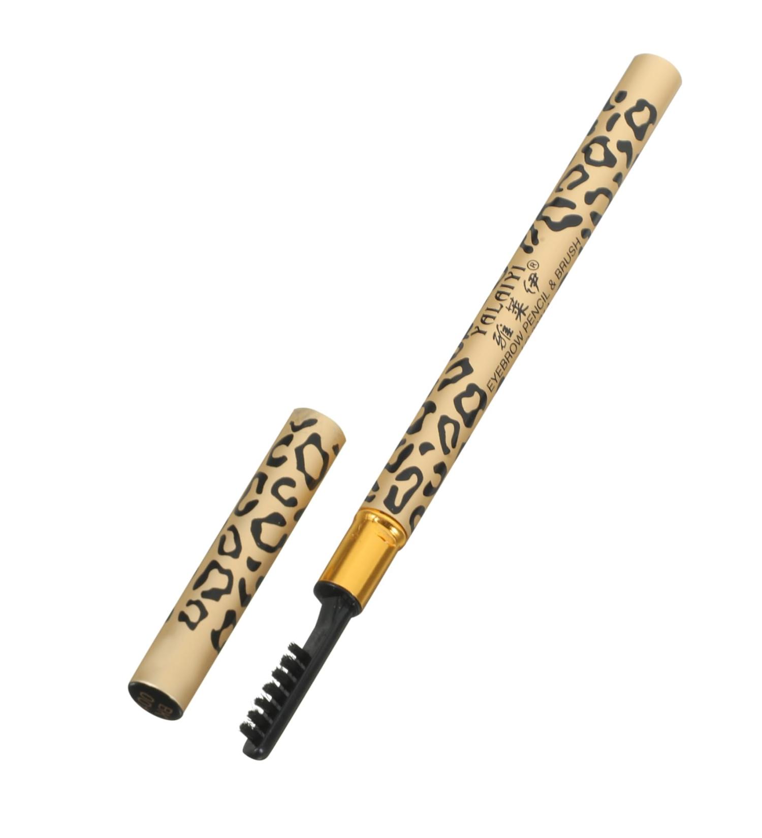 Mipcase 4 Pcs Brown Eyeliner Makeup Palette Double Head Eyebrow Pencil Eyebrow Brush Lasting Highlighter 1 count (Pack of 1) Blackx2pcs - Buy Online on GoSupps.com