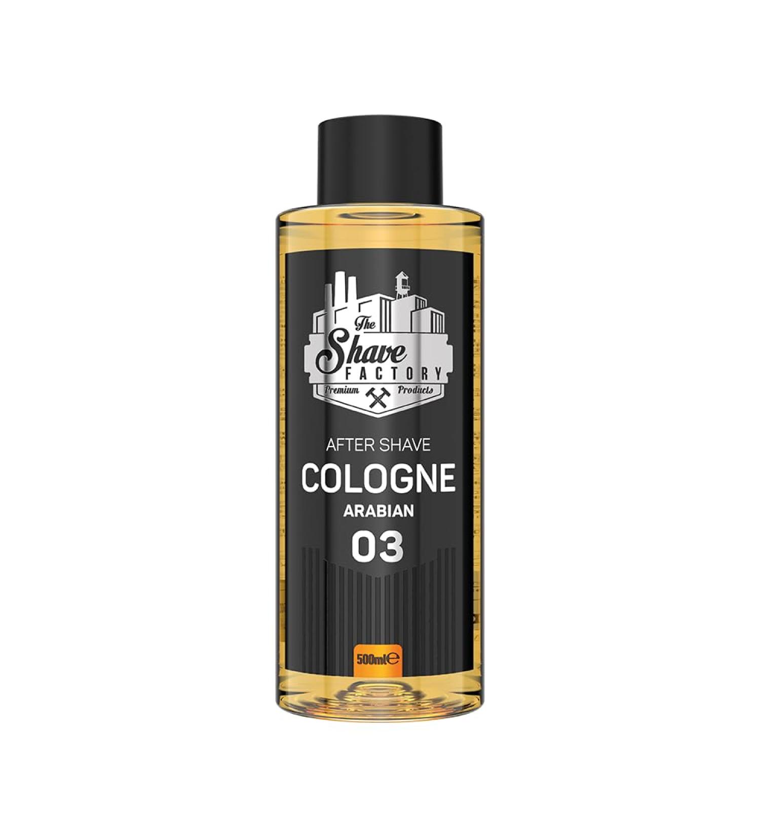 the shave factory After Shave Cologne Series (03 Arabian 500ml (16.9 fl. oz)) 03 Arabian 16.9 Fl Oz (Pack of 1) - Buy Online on GoSupps.com