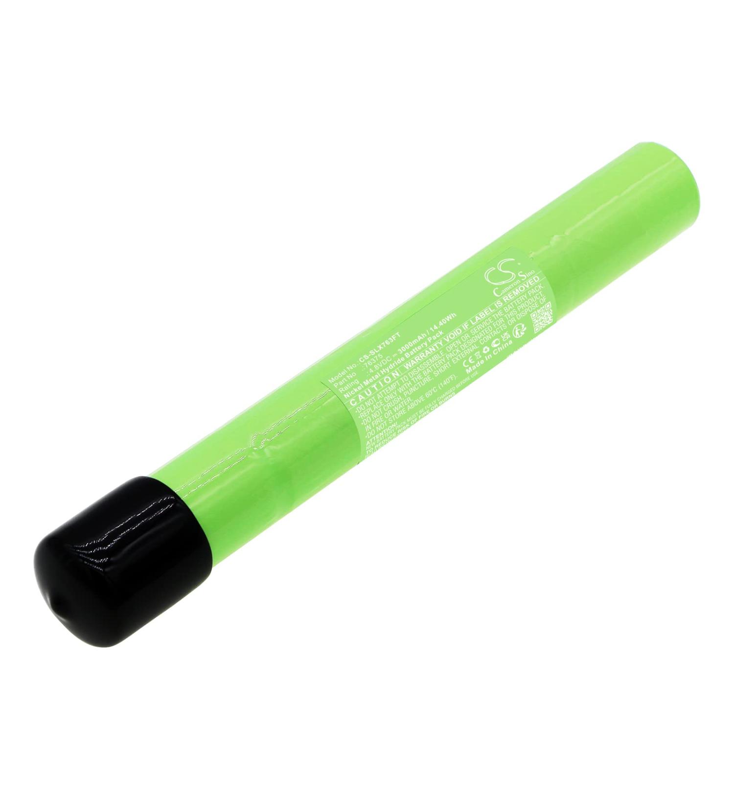 Replacement Battery for PolyStinger LED HAZ-LO flashli 76375 (3000mAh) Ni-MH