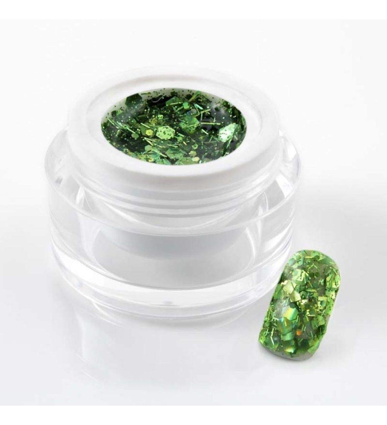 5 ml UV Colorgel Crisp Glitter in green