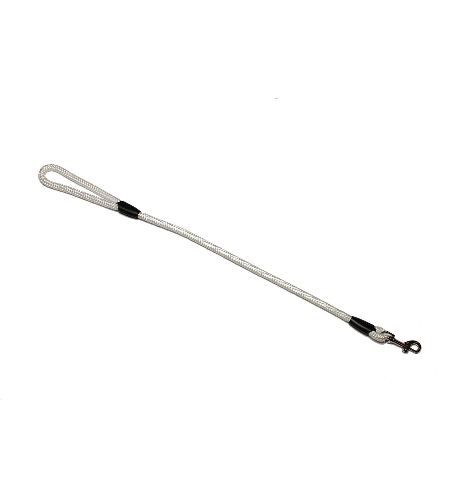Leash - Rope leash with hand loop Basic 10mm 27 colours 7 lengths (0.70 m white) 0.70 m white