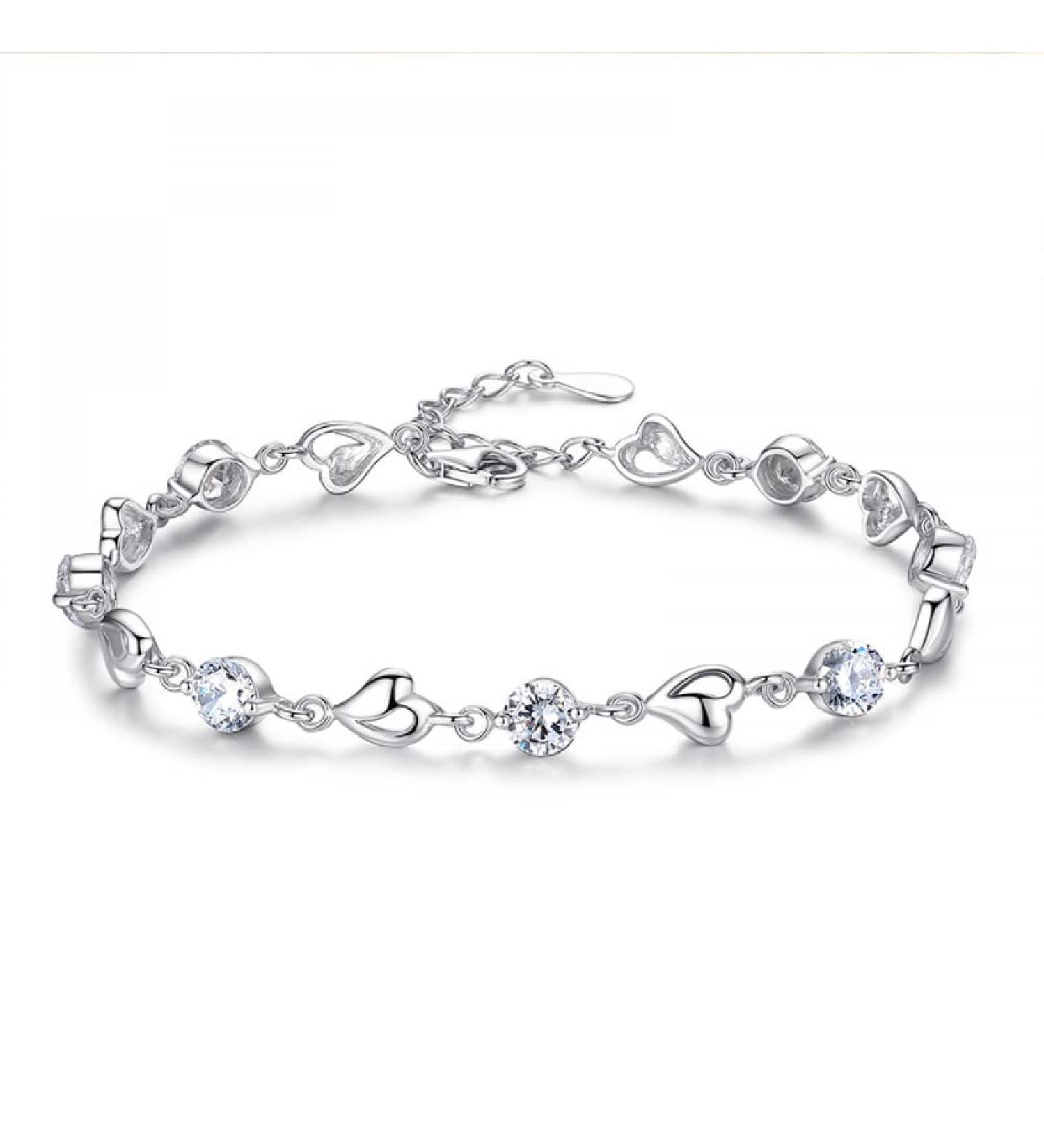 Fashion Bracelet Women's Bracelet Simple Zircon Bracelet Women's Essential Bracelet Usually Wear Bracelet - Buy Online on GoSupps.com