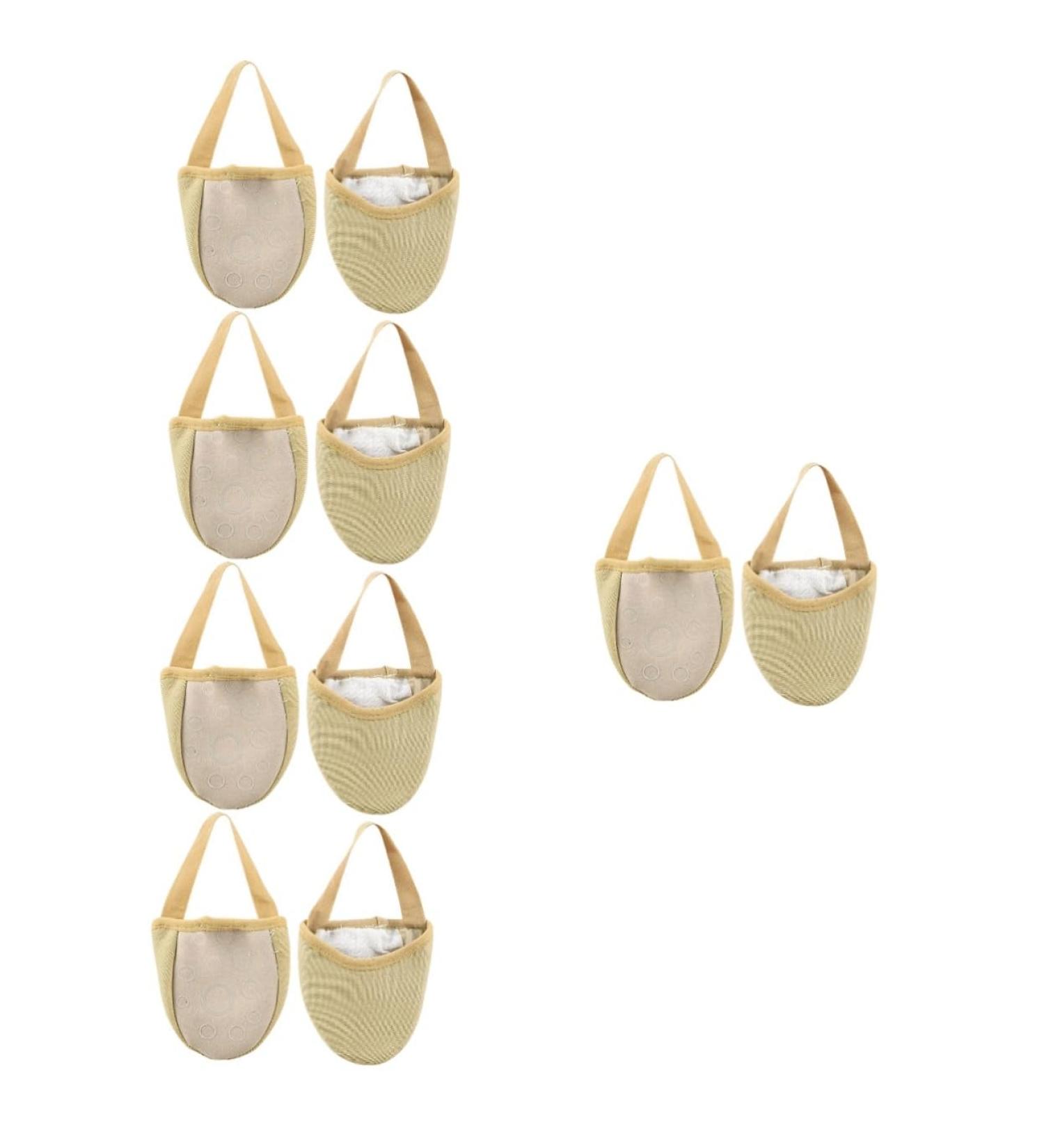 5 Pairs Yoga Toe Protector & Sweat-Absorbent Forefoot Pads for High-Heeled Shoes | Non-Slip Cushions - Buy Online on GoSupps.com