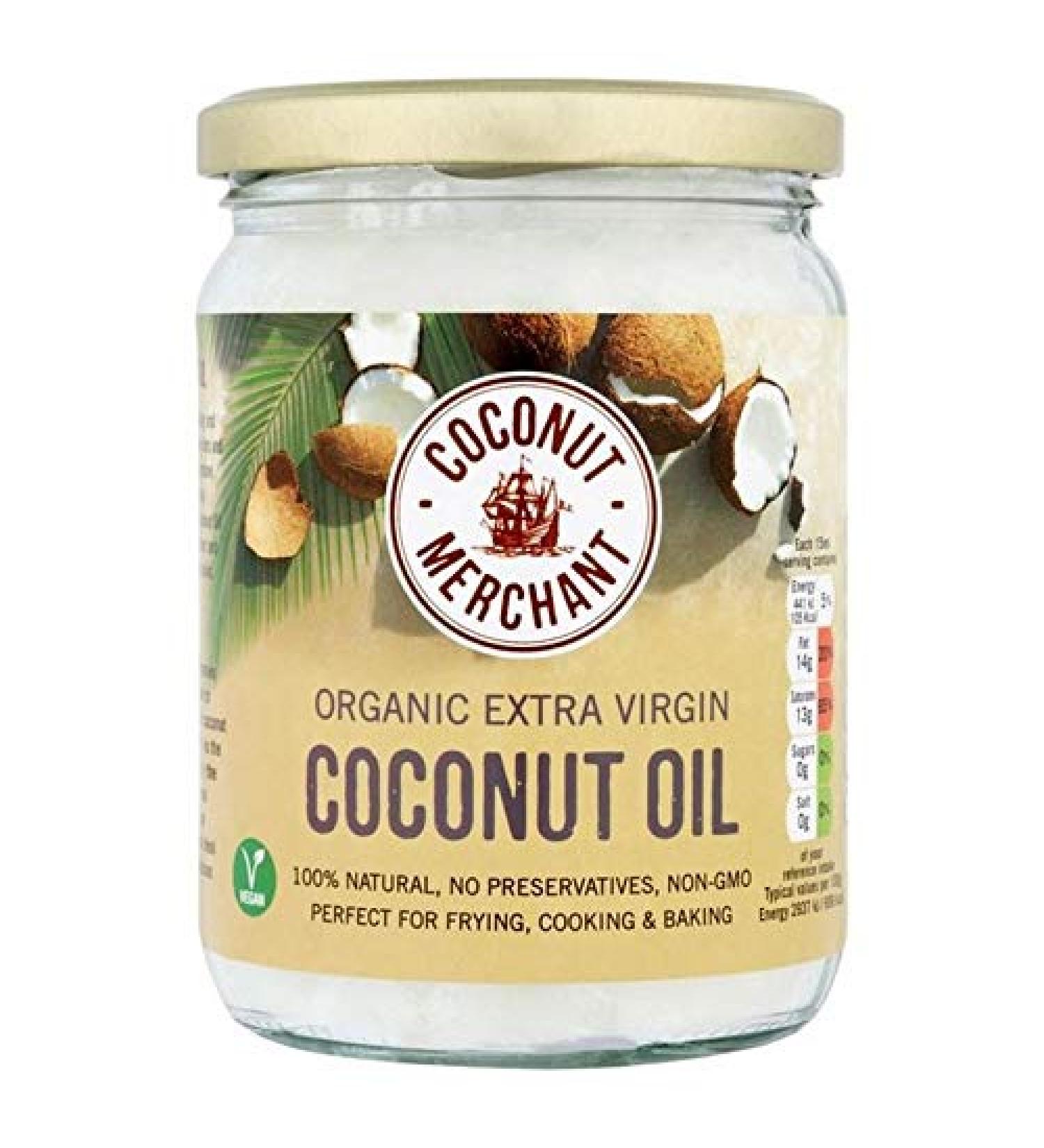 Coconut Merchant Organic Raw Extra Virgin Coconut Oil 500ml