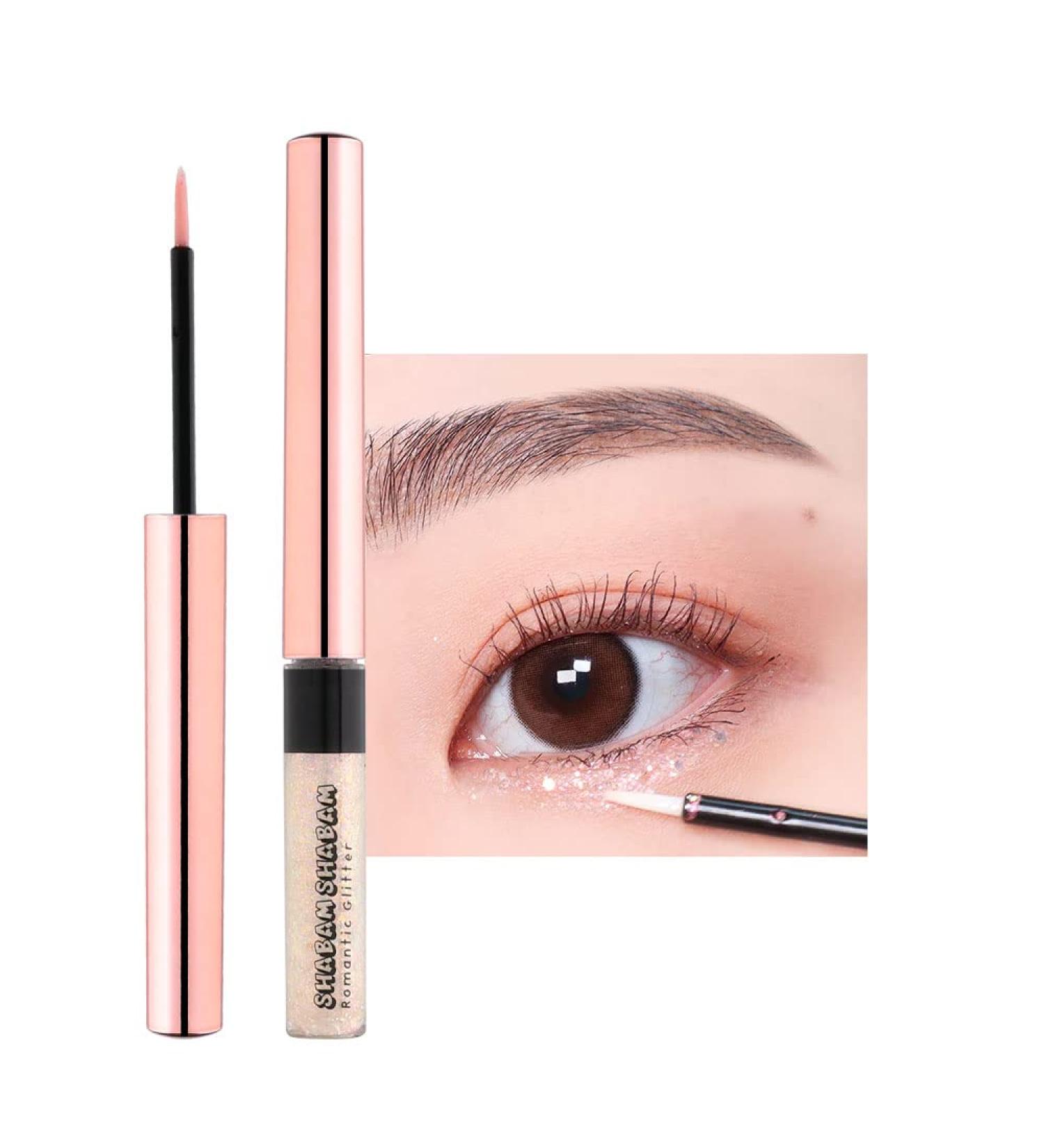 CORINGCO Eye Glitter Liquid Eyeshadow Sparkle | Shabam Shabam Romantic Glitter Shadow - Tears Light - Buy Online on GoSupps.com