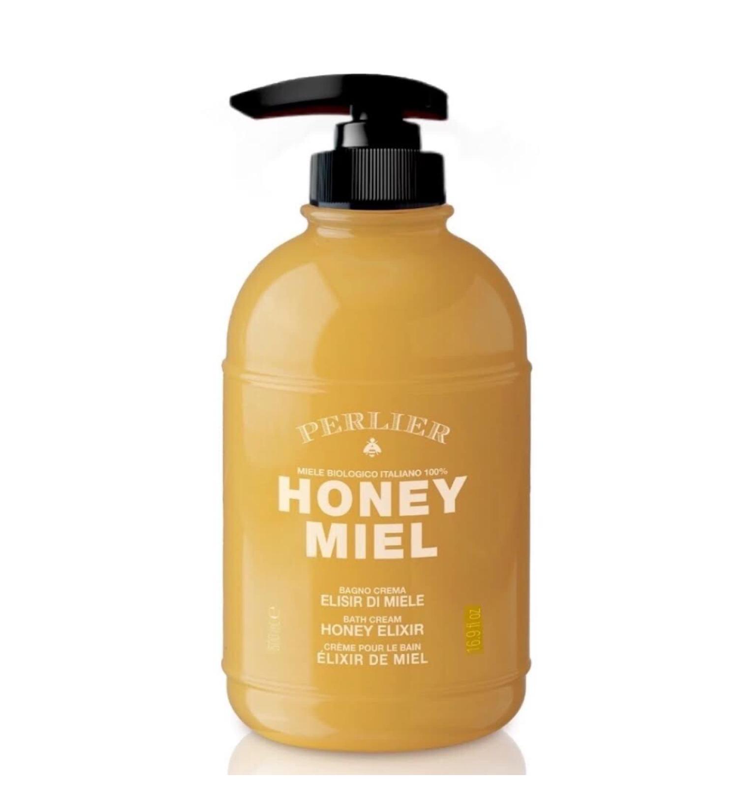 Perlier Sweet Honey Miel Shower & Bath Cream - Nourishing & Soothing Luxury Bath Cream Made with 100% Organic Italian Honey for Deep Moisturization and Hydration (16.9 Fluid Oz.) 16.9 Ounce (Pack of 1) - Buy Online on GoSupps.com
