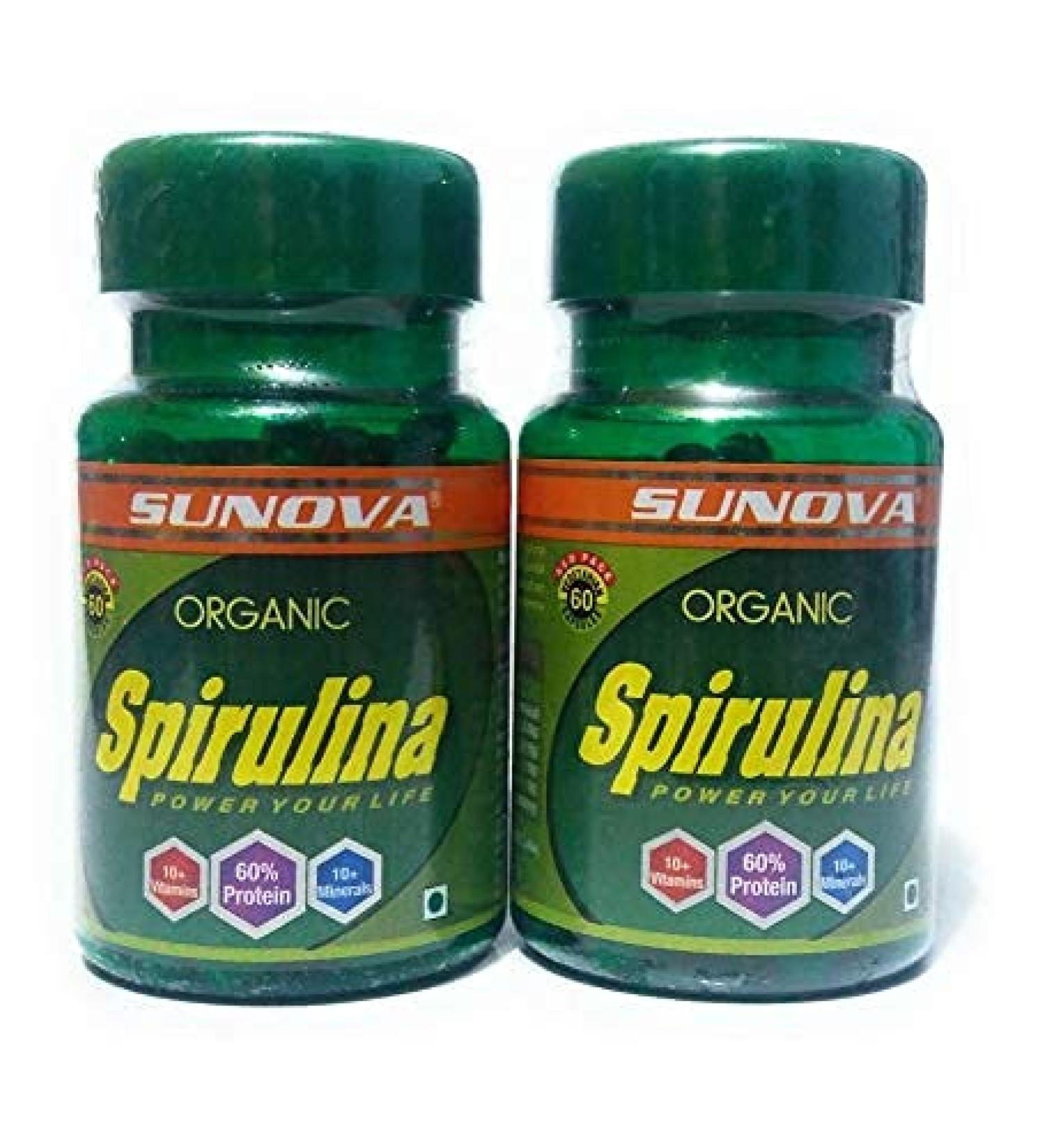YANG Spirulina Multicolour 60 Count Pack Of 2 - Capsule