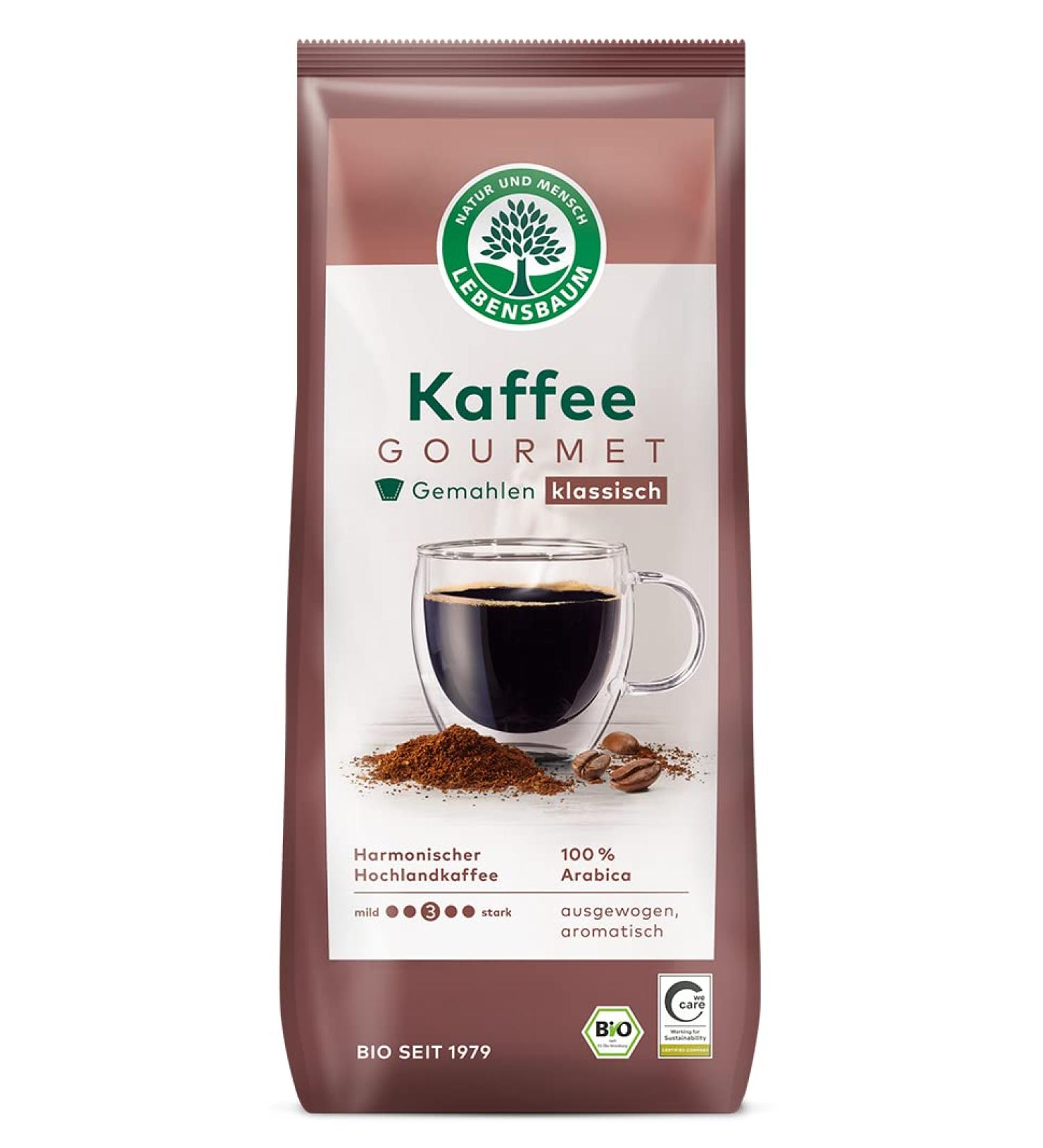Life Tree Organic Coffee Gourmet Classic - 500g Ground 100% Organic Arabica - Natural Mild & Aromatic Intensity 3/5 - Buy Online on GoSupps.com