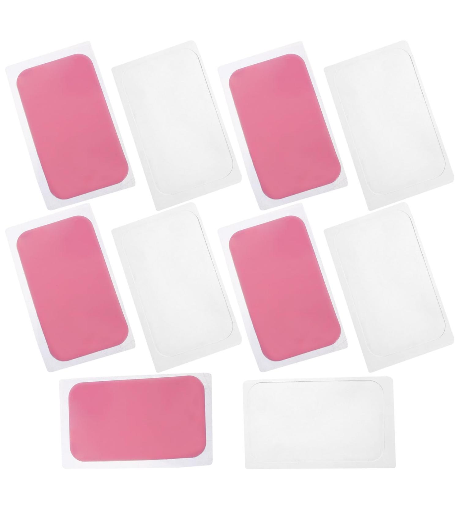 SOIMISS Lot de 10 Patchs Adh sifs R utilisables en Silicone pour Extensions de Cils Fine paisseur Couleurs Rose et Transparent Aide Professionnelle pour Pose Pr cise Usage Salon et - Buy Online on GoSupps.com