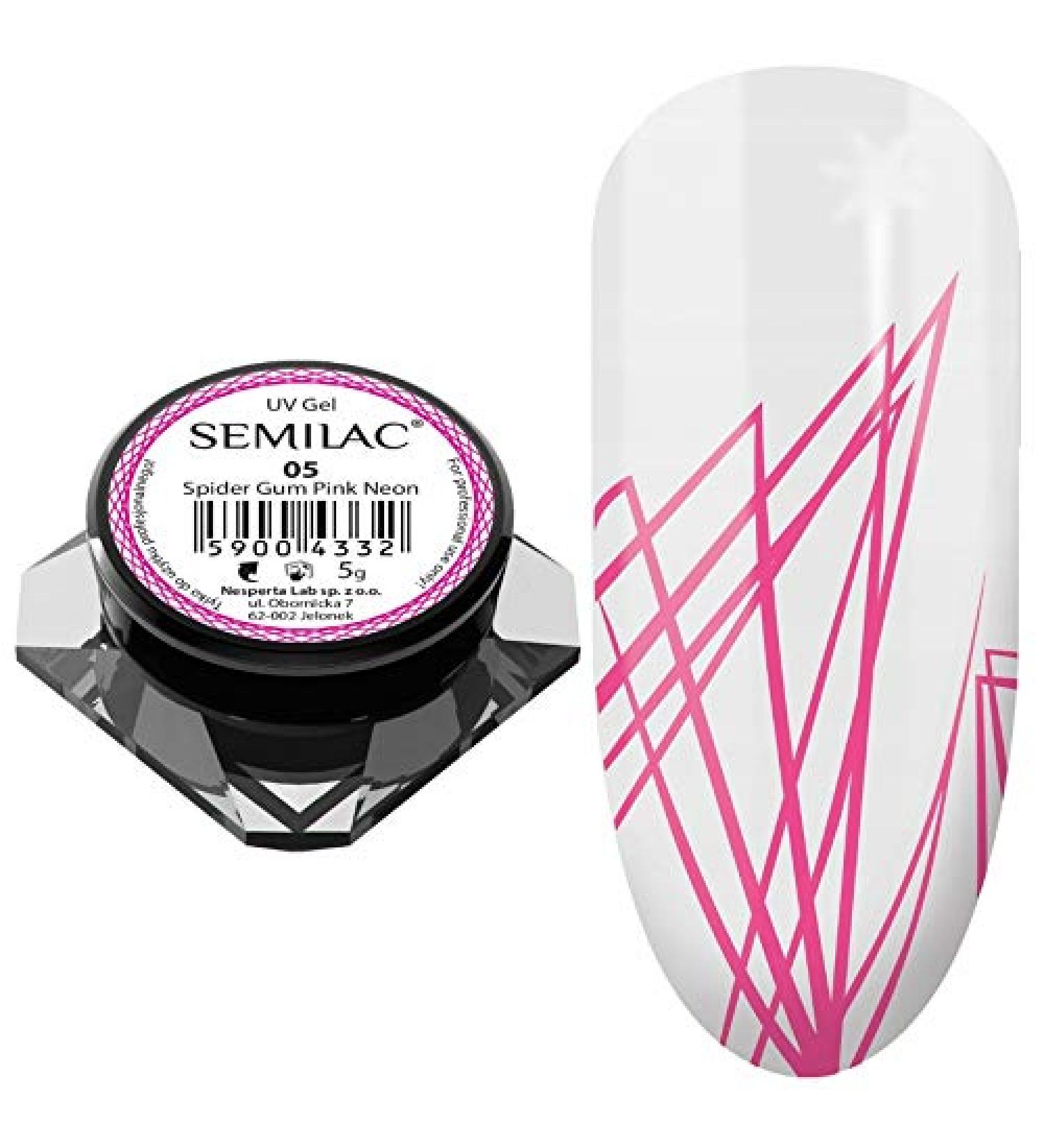 Semilac Spider Gum UV Gel 05 Pink Neon - Perfect for Manicure Styling & Decorating - International Shipping Available - Buy Online on GoSupps.com