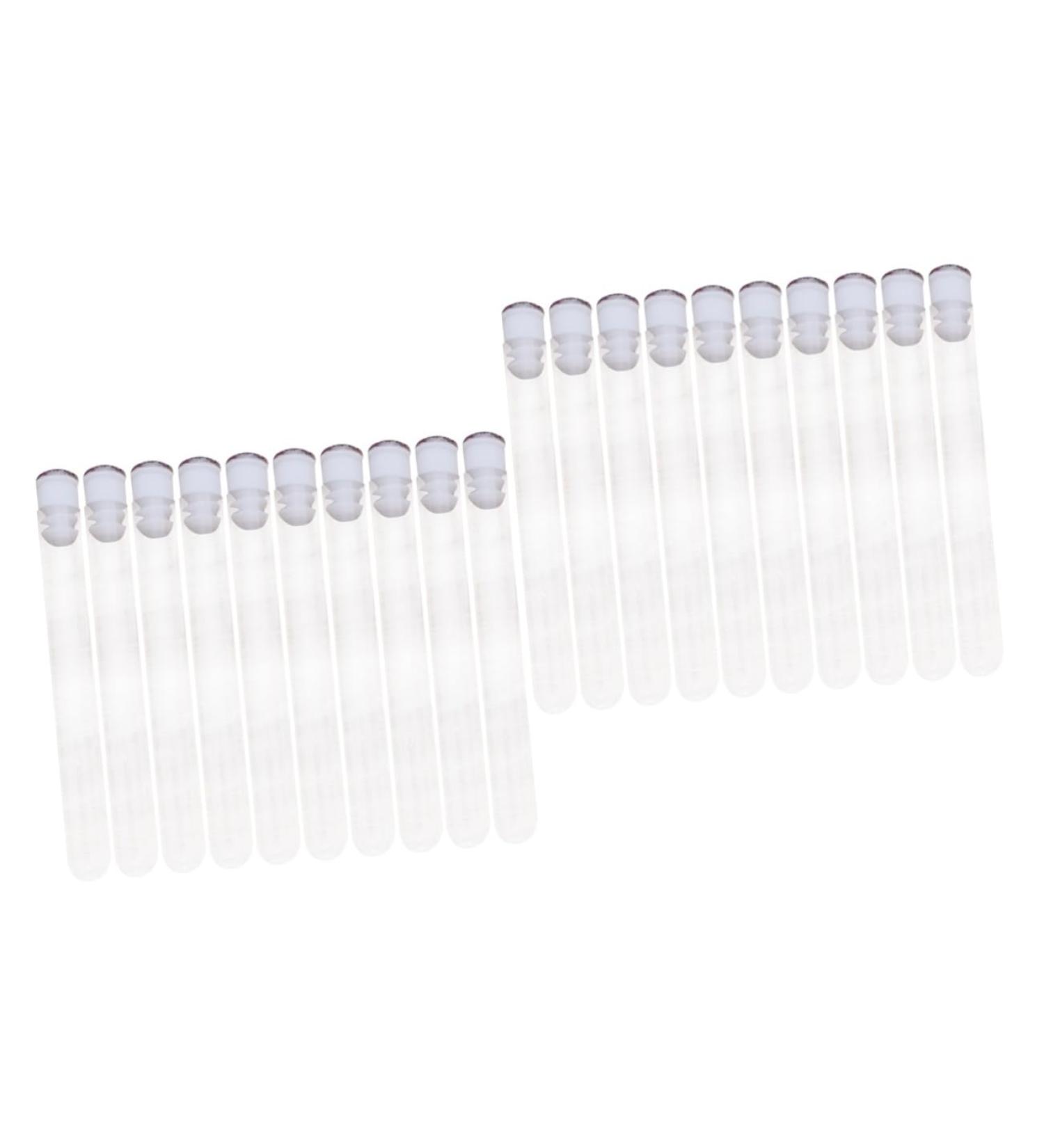 NOLITOY 20 Pcs Hollow with Drill False Eyelashes Mini Cosmetic Dispenser Small Eyelash Brush Woman Tube 11x1.2cmx2pcs Random Colorx2pcs - Buy Online on GoSupps.com