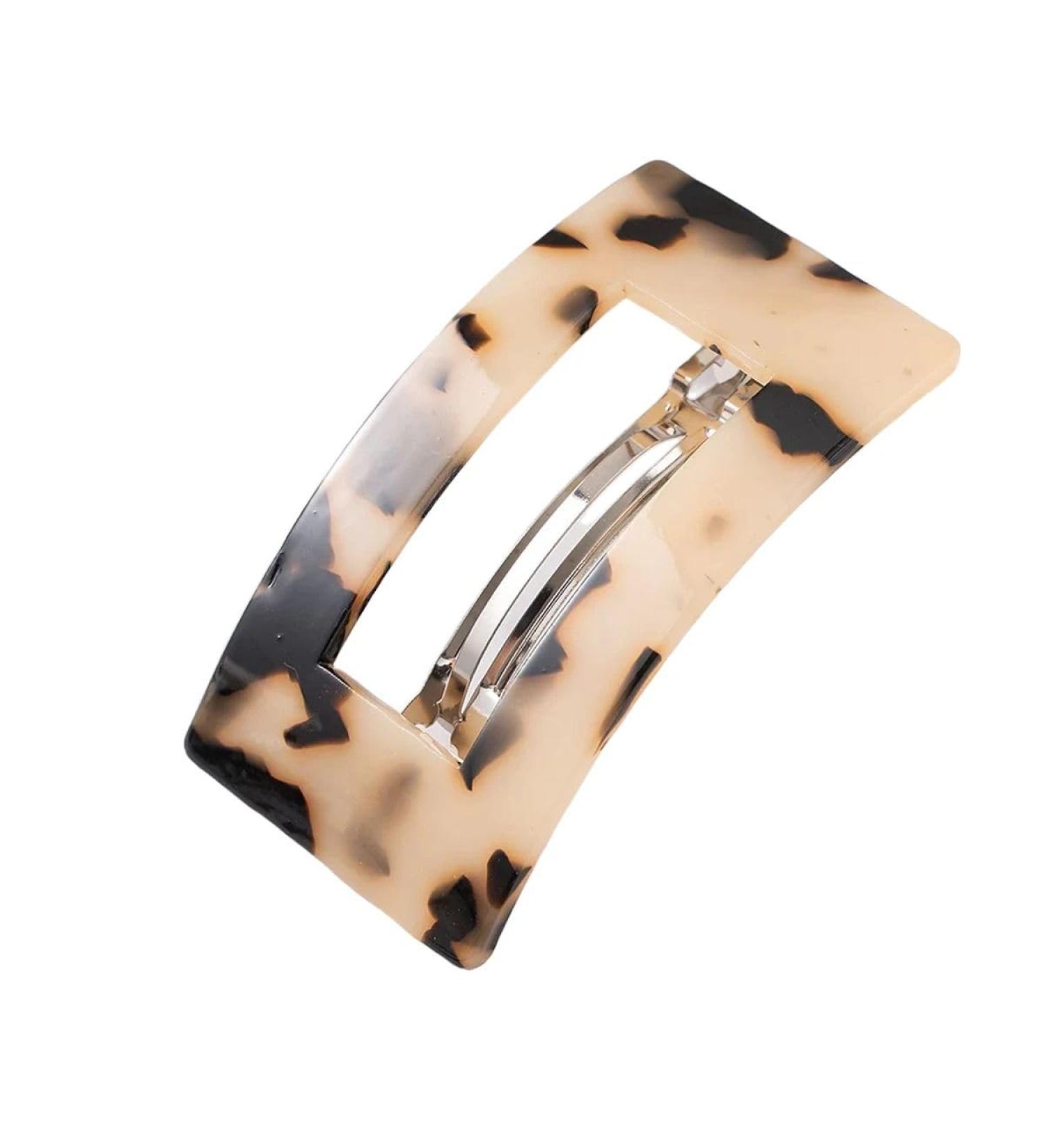 New 2025 Women Hair Claws Hairpin Barrettes Leopard Print Hair Clips Large Geometry Headwear For New For Fashion Ponytail Hair Accessories Hairgrip Jewelry Fashion Accessories Creative Gift - Buy Online on GoSupps.com