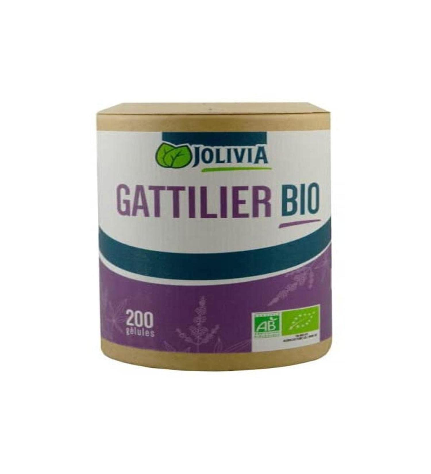 Organic Chaste Tree - 200 capsules of 250 mg | Capsule Size | Food Supplement | Vegan | Made in France