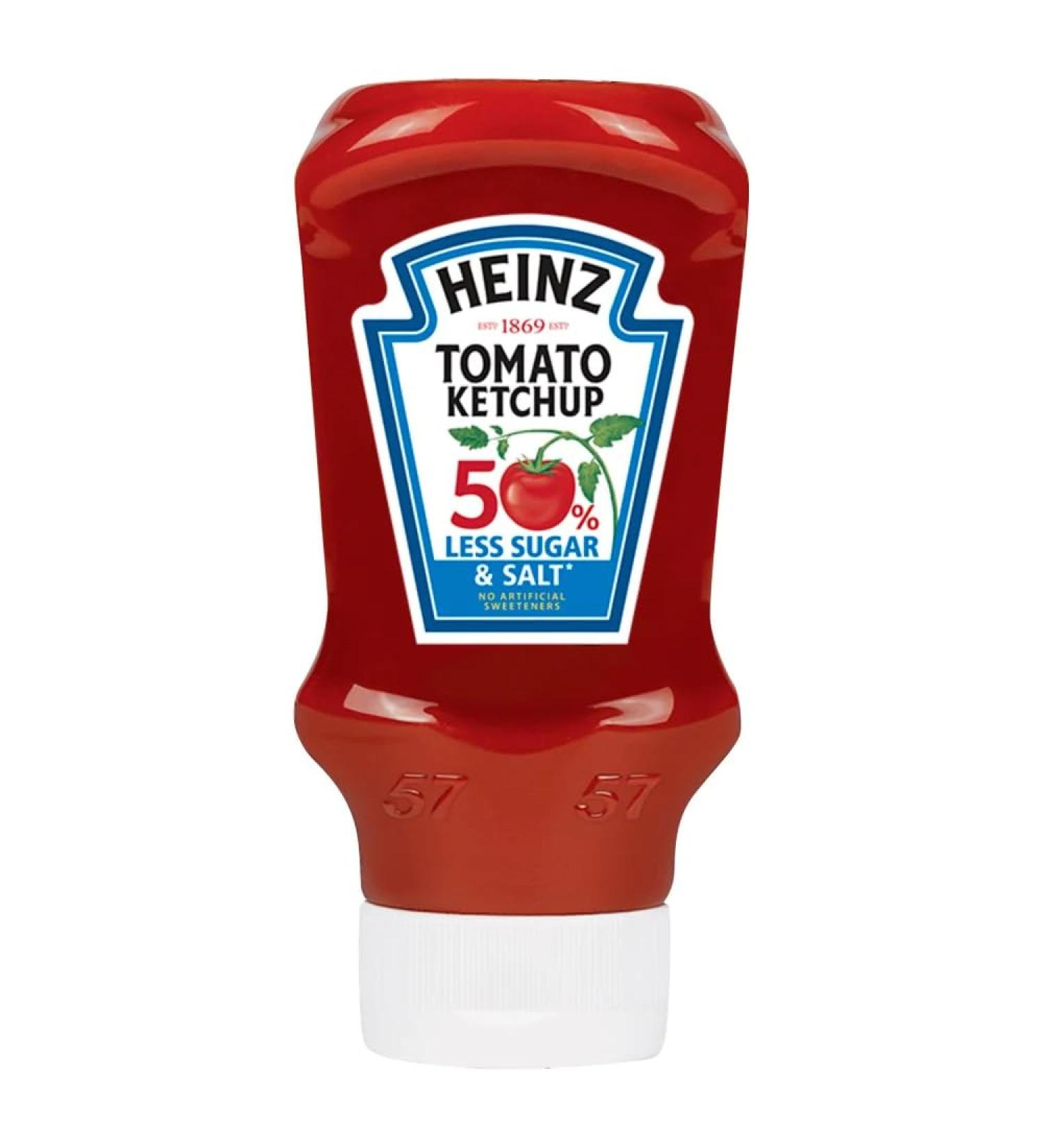 Heinz 50% Less Sugar & Salt Tomato Ketchup 435g