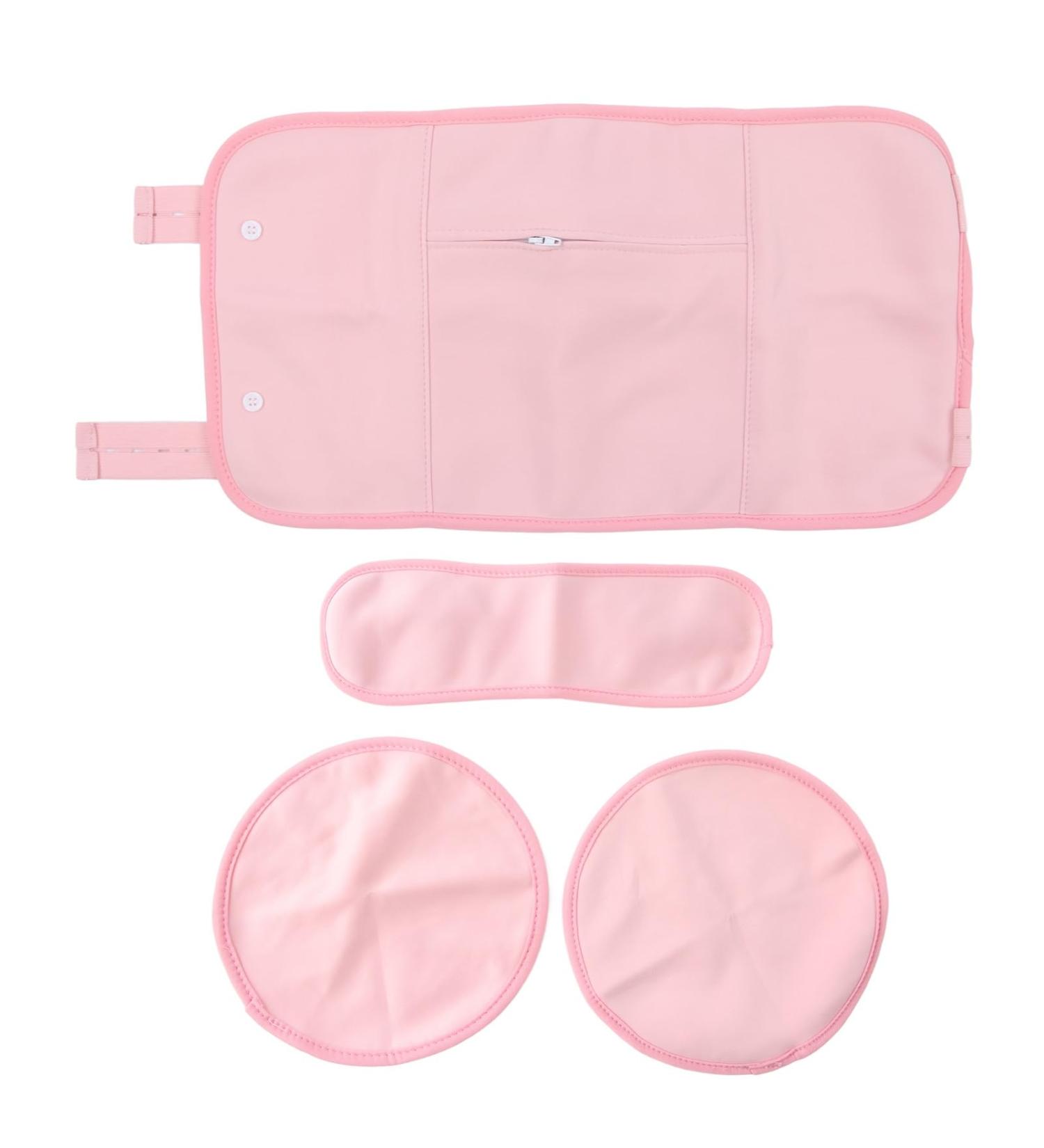 Reusable Castor Oil Packs for Chest Waist & Neck - Washable Wraps with Zipper & Adjustable Band | International Shipping - Buy Online on GoSupps.com