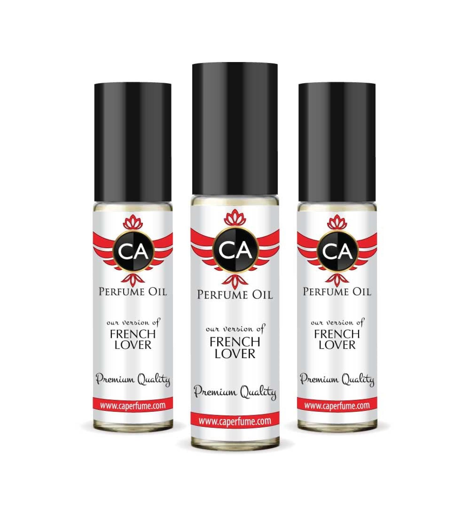 CA Perfume Impression of Fredarik M French Lover For Men Replica Fragrance Body Oil Dupes Alcohol-Free Essential Aromatherapy Sample Travel Size Concentrated Long Lasting Roll-On 0.3 Fl Oz-X3 - Buy Online on GoSupps.com