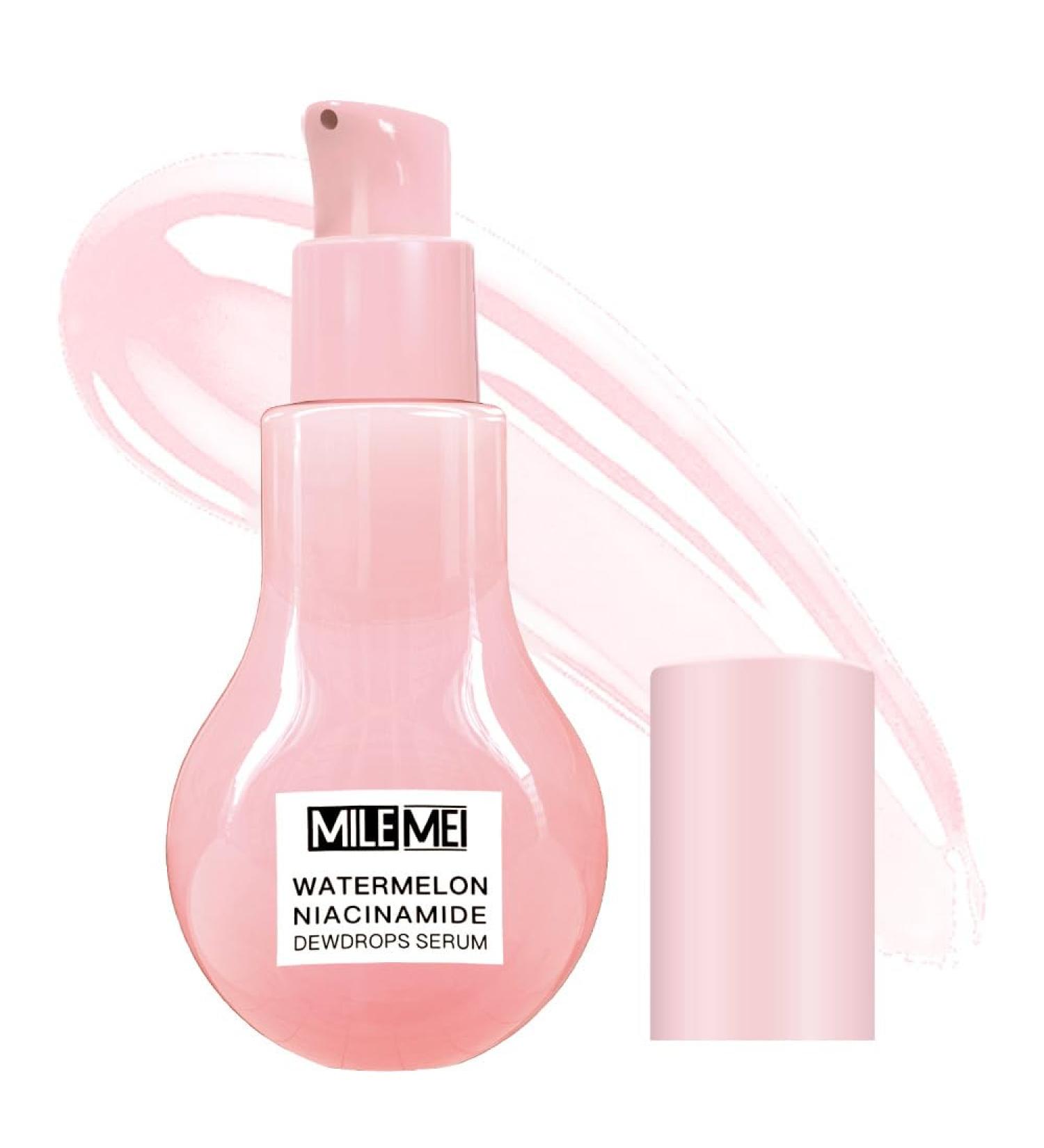 Watermelon Moisturizer Facial Serum - Hydrating Glow Priming Liquid Highlighter | International Shipping - Buy Online on GoSupps.com
