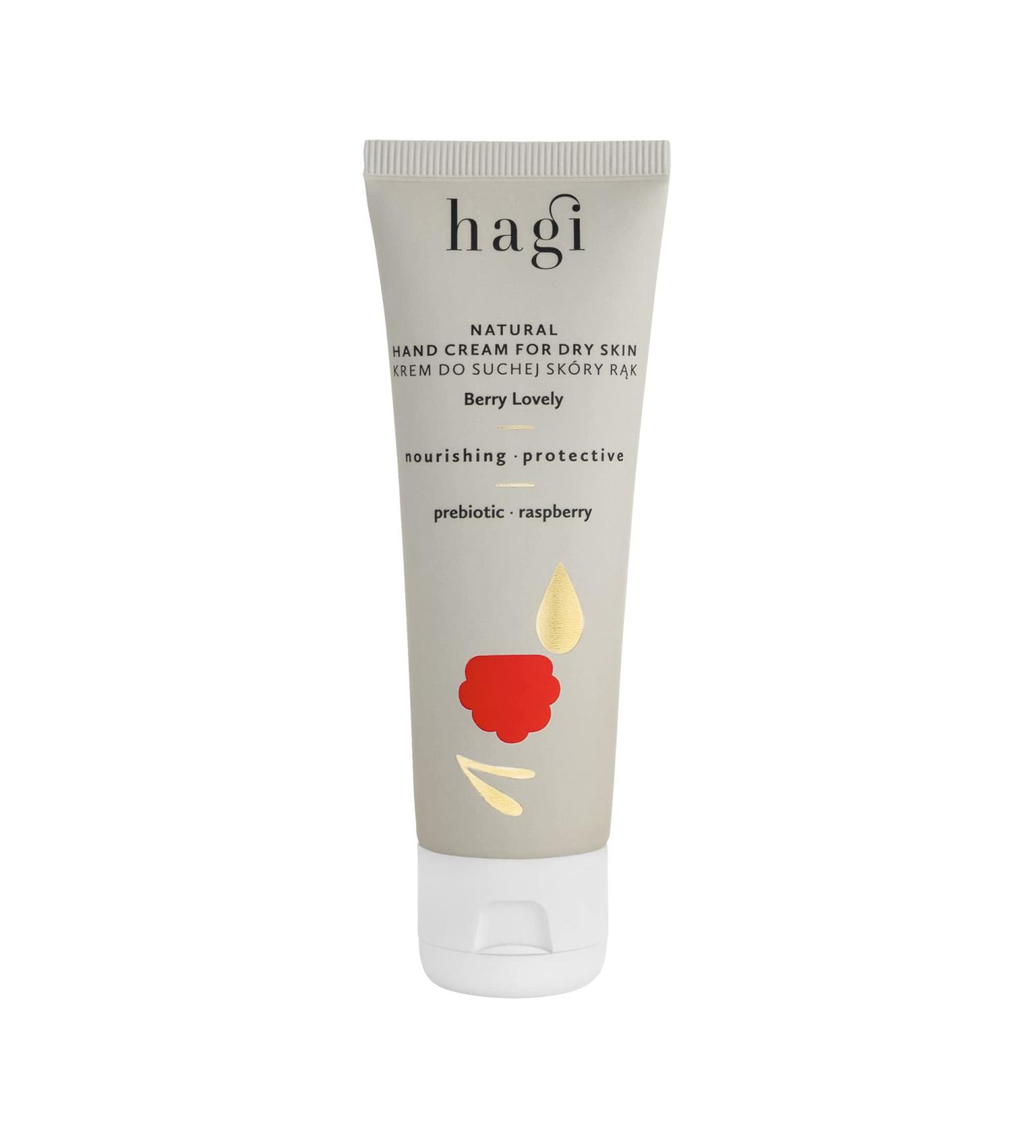 Hagi Berry Lovely Natural Hand Cream for Dry Skin | Inulin | Panthenol | Red Fruit Extract | Strawberry Extract | Raspberry Extract | Blackberry Extract | Nourishing | 50ml - Buy Online on GoSupps.com