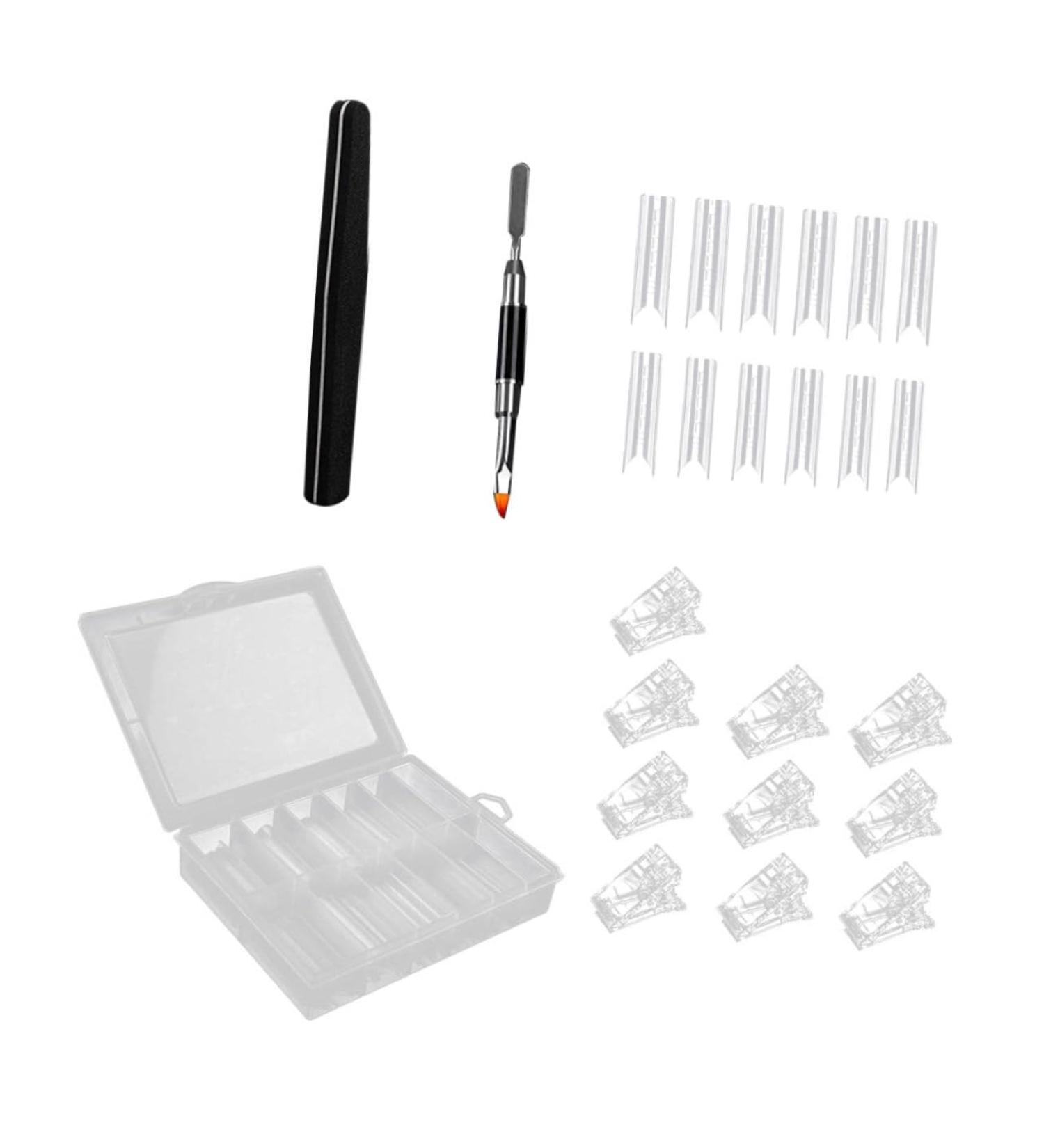 Housoutil 1 Set Nail Set Strengthen Nail Polish White Plastic - Buy Online on GoSupps.com