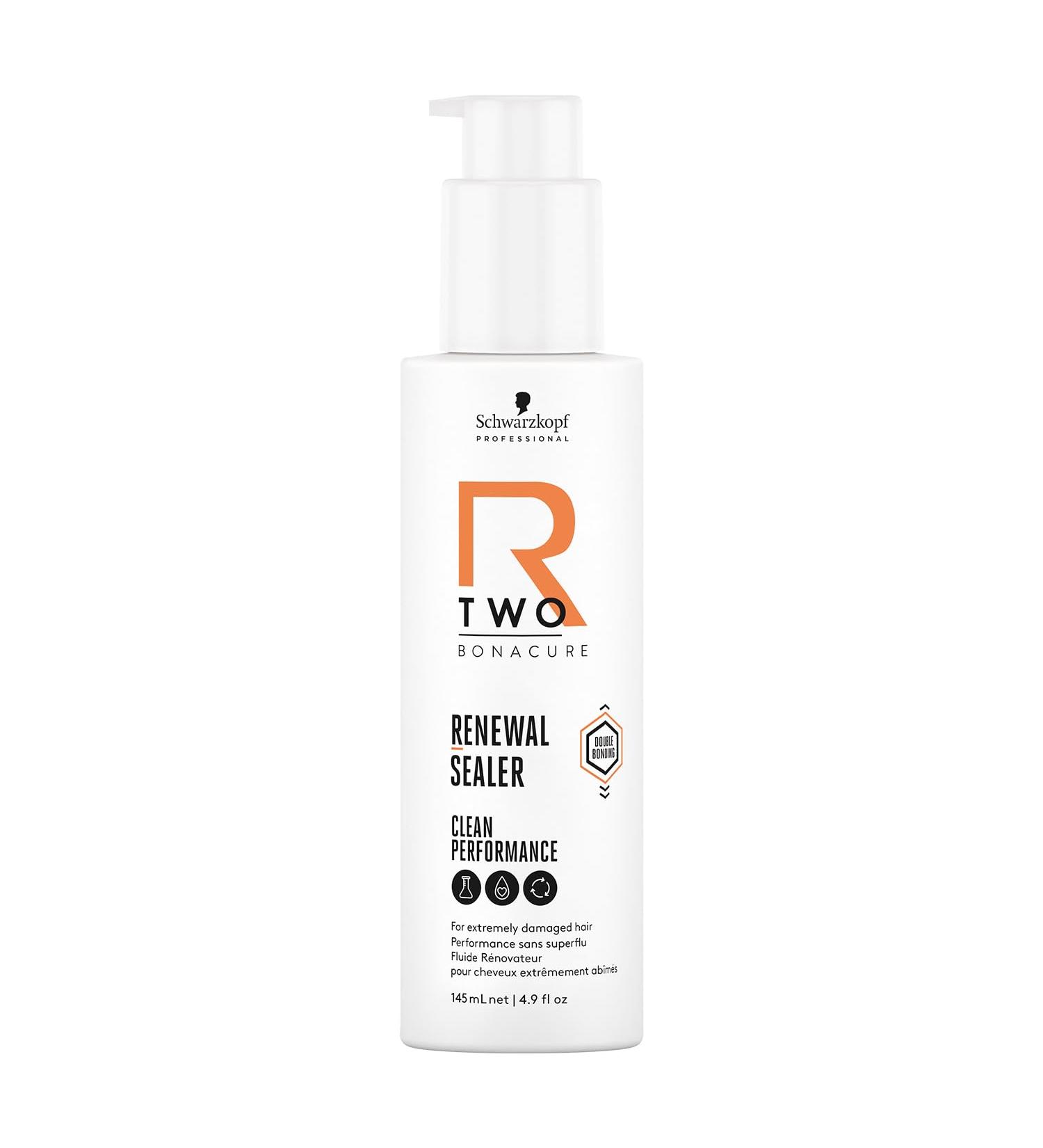 Schwarzkopf Professional Bonacure R-TWO Renewal Sealer Leave-In Hair Mask Vegan Formula Extremely Damaged Hair Double Bonding Technology Reduce Breakage Detangling 145 ml - Buy Online on GoSupps.com