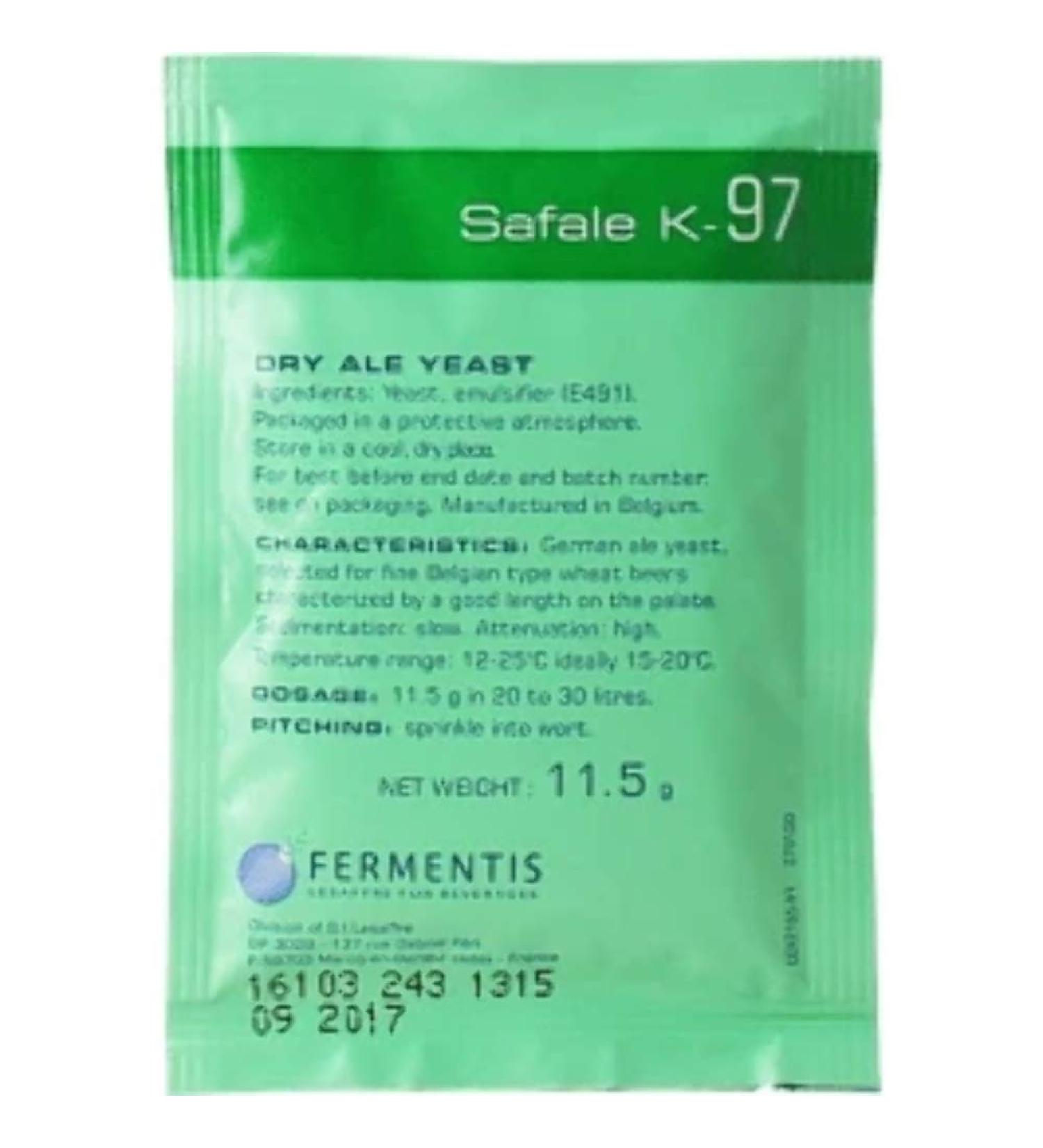 Fermentis Safale K-97 11.5 g dry brewer s yeast