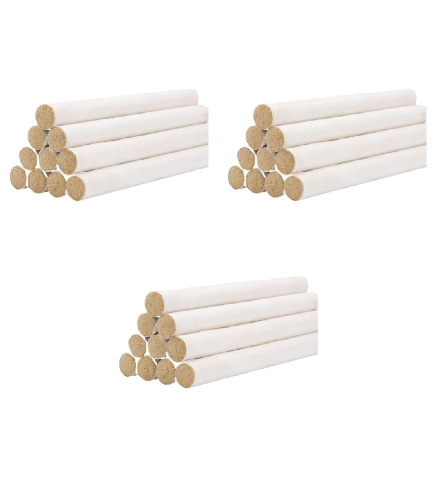 Minkissy 30 STK MOXA Holder - Pure Moxar Rolls for Smoke-Free Moxibustion & Acupuncture Treatment | International Shipping Available - Buy Online on GoSupps.com
