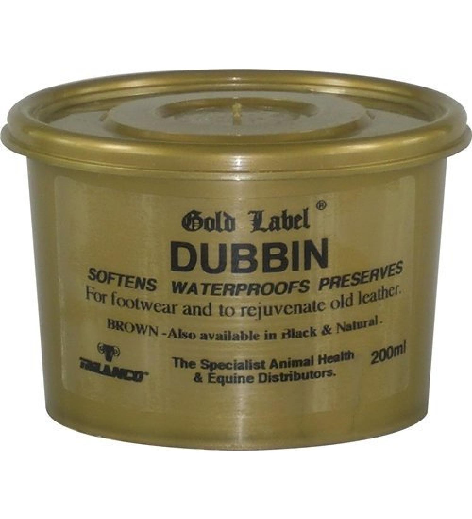 Gold Label - Dubbin Brown x Size: 200 Gm