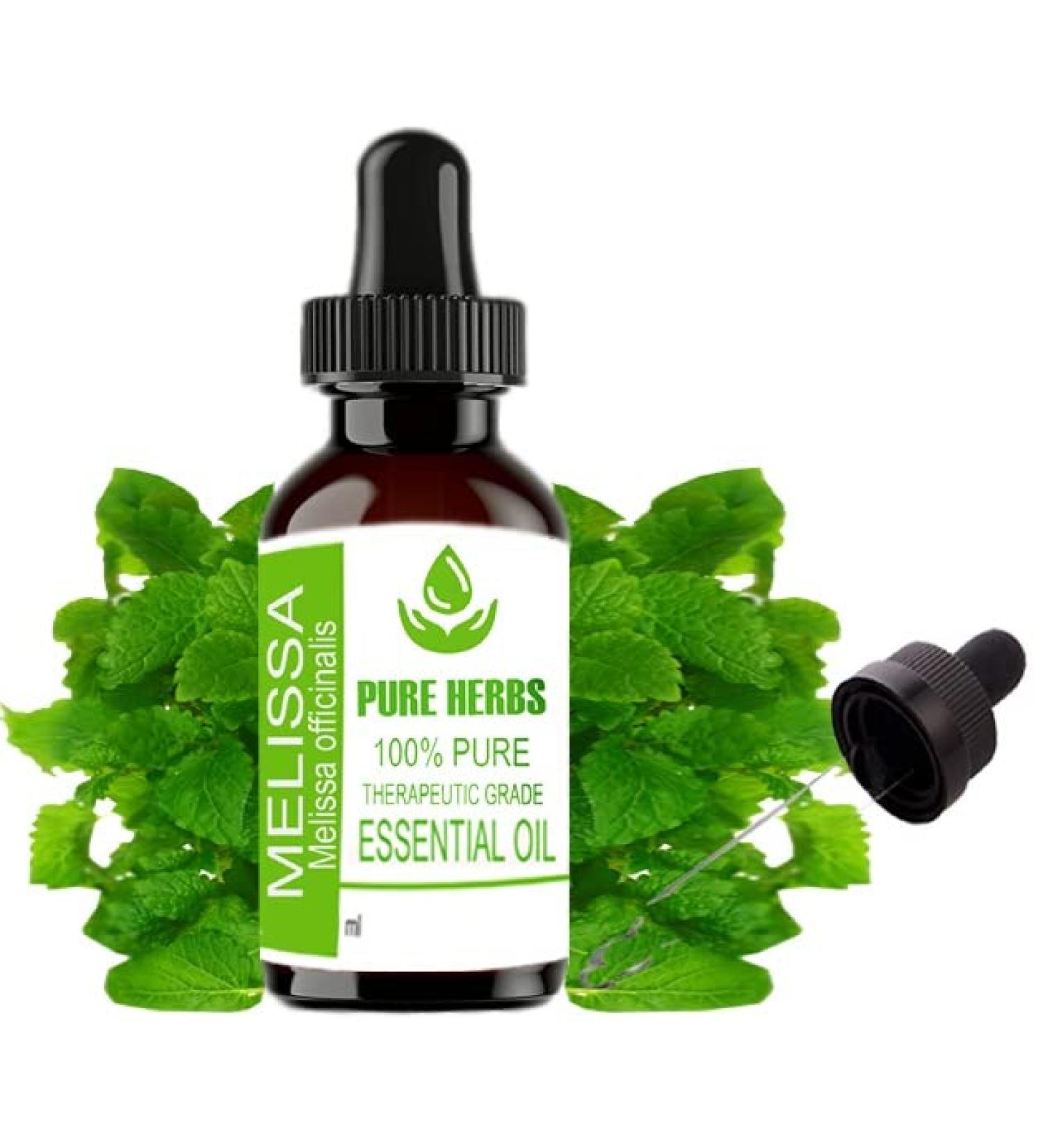 Buy Pure Melissa Officinalis Essential Oil - 50ml | Premium Quality Herbal Oils for International Shipping - Buy Online on GoSupps.com