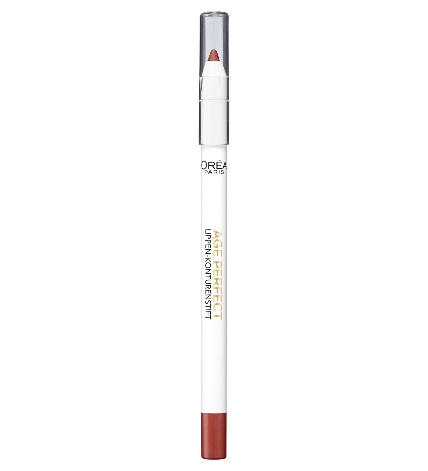 L'Or al Paris Age Perfect Lip Contour Pencil No. 299 Pearl Brick - Coral Red Lip Liner 3-Pack (3 x 1.2g) - International Shipping Available - Buy Online on GoSupps.com