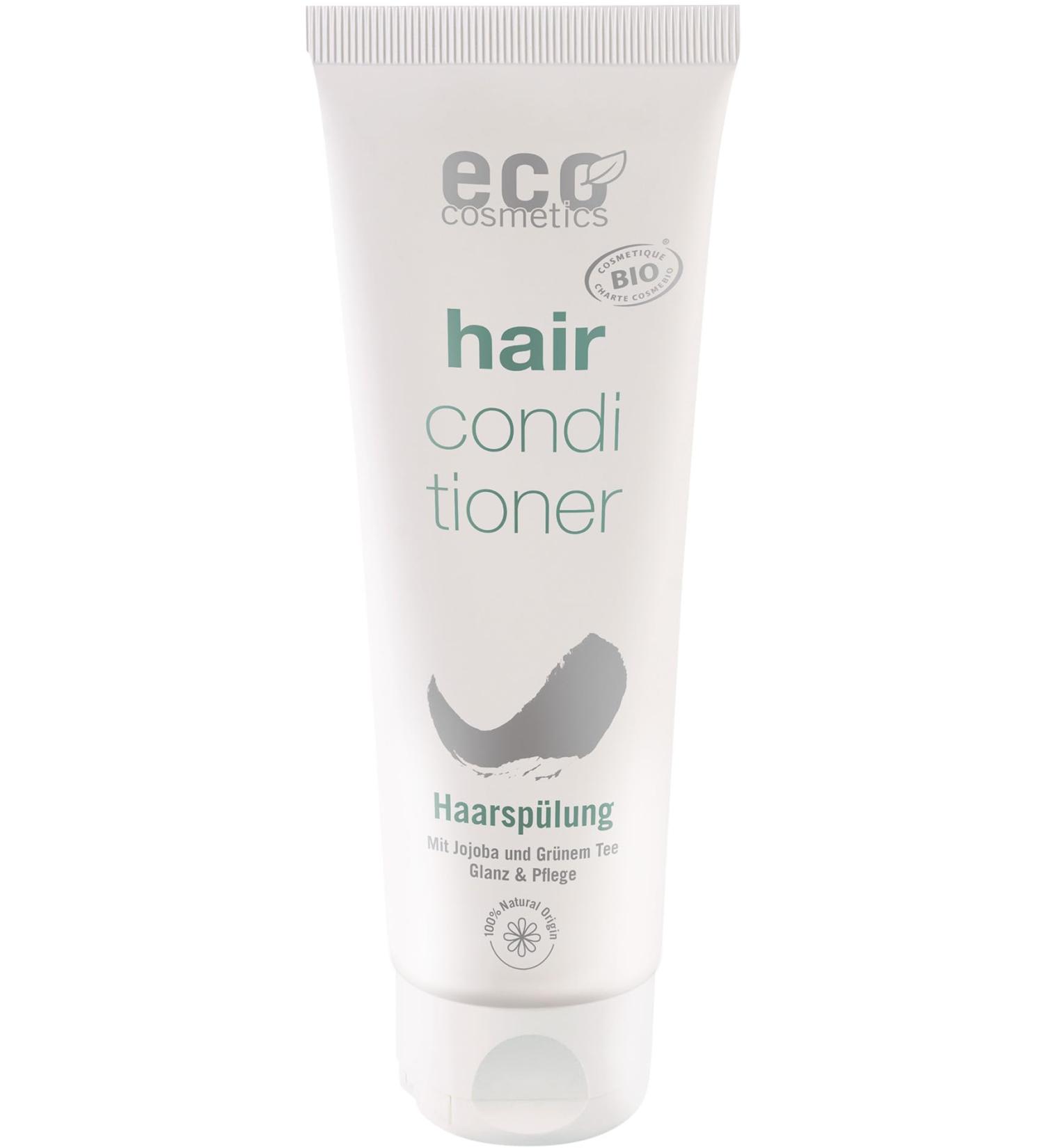 eco cosmetics hair conditioner with jojoba and green tea (2 x 125 ml)