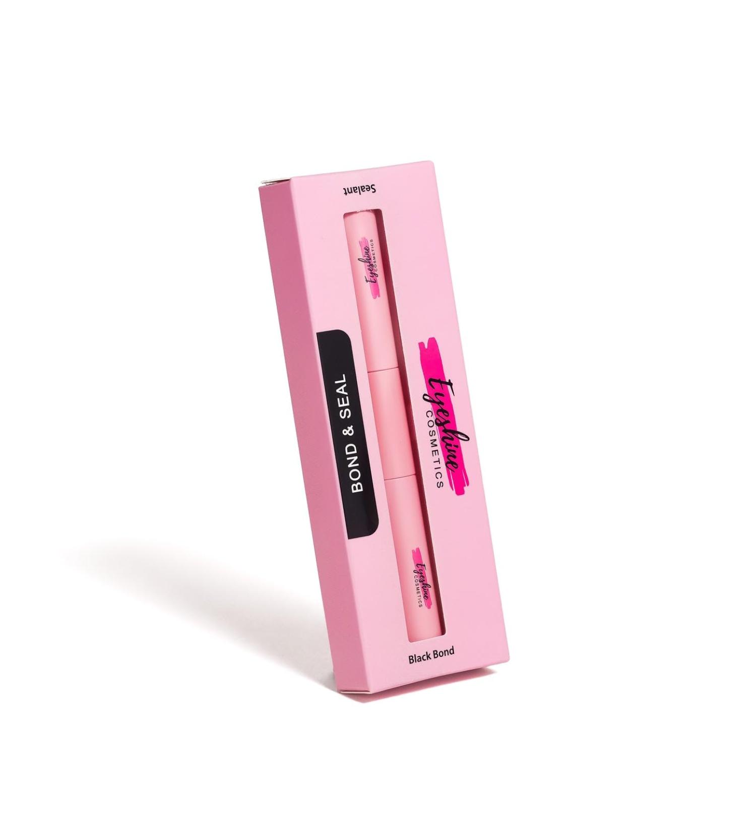 Eyeshine 2-in-1 Bond & Seal - Long-Lasting Black Lash Adhesive with Curved Brush Applicator for Flawless Lashes - International Shipping Available - Buy Online on GoSupps.com