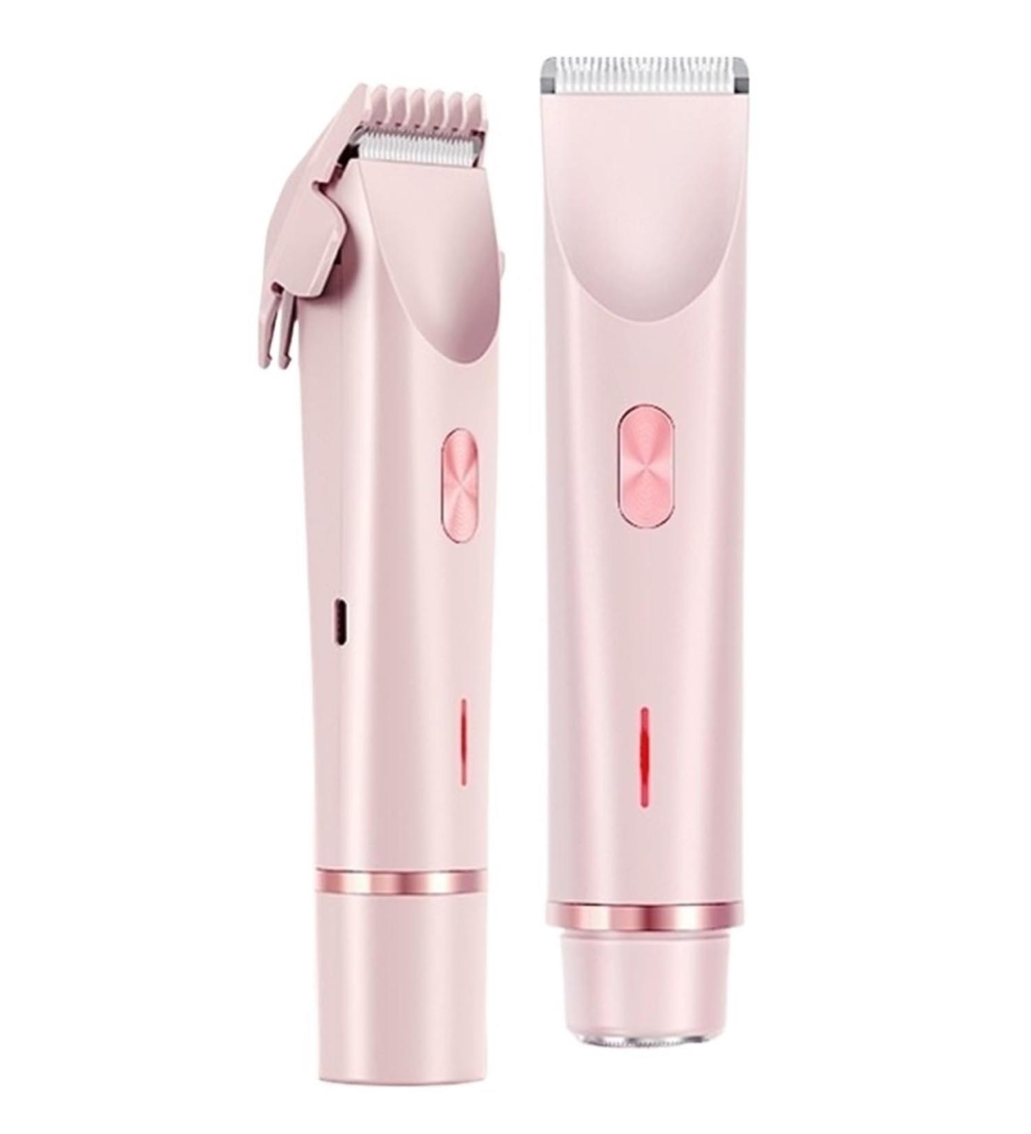 THUCHENYUC Womens Shaver 2in1 Doubleheaded Waterproof Wet And Dry Electric 2in1 Womens Body Shaver 2in1 Womens Body Shaver For Legs Underarm Hairs Pink - Buy Online on GoSupps.com