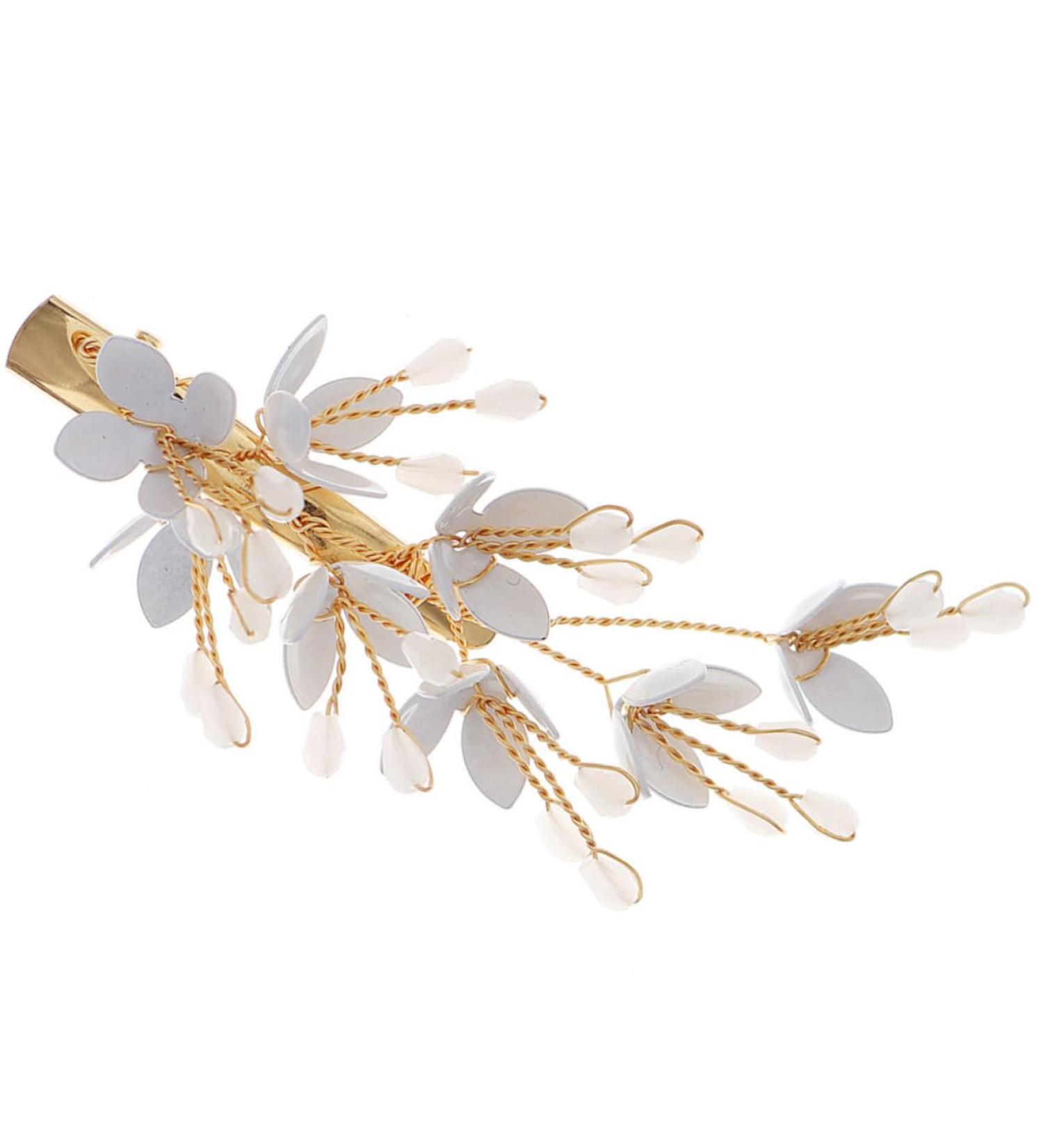 minkissy Crystal Forest Hair Clip Hair Barrettes for Women Pearl Barrettes for Women Rhinestone Barrettes for Women Girl Hair Clips Bridal Hair Pin Barrettes Bride Accessories Fine - Buy Online on GoSupps.com