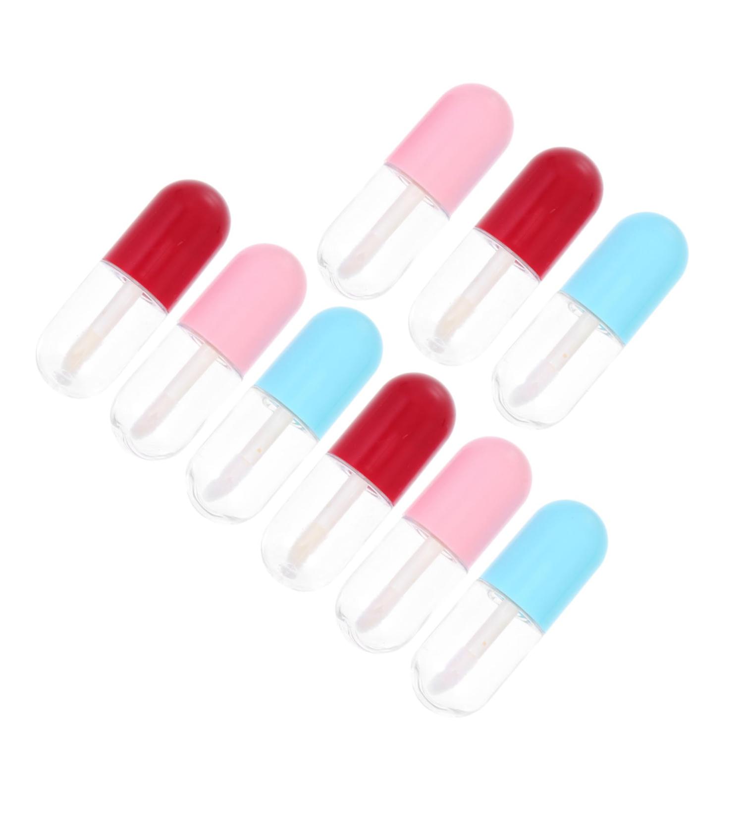 INOOMP Lot de 9 Tubes de Gloss Rechargeables 9 Pi ces Format Voyage Plastique L ger Couleurs Al atoires pour Usage Cosm tique et Maquillage des L vres Contenants Couleur Al atoire - Buy Online on GoSupps.com