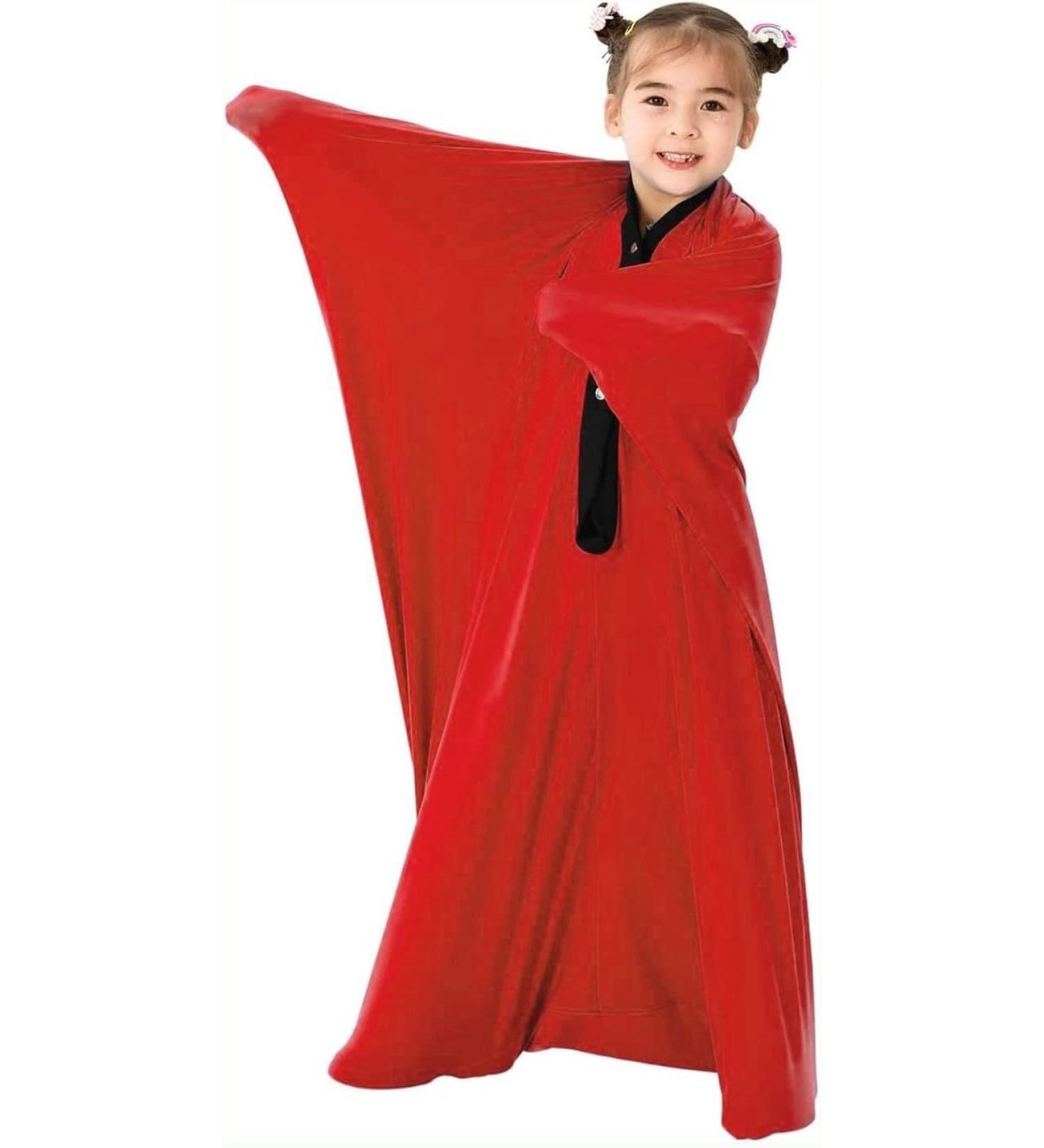 Full Body Wrap Sock for ADHD & Autism - Stress Relief Hypersensitivity Deep Pressure Therapy - Red - Size S - Buy Online on GoSupps.com