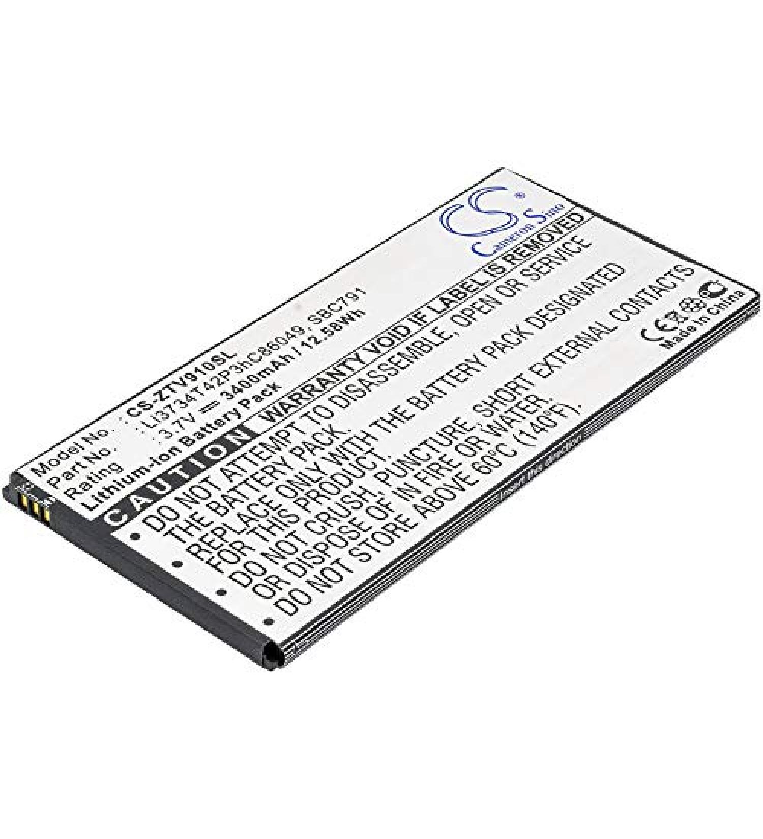 Buy Battery Replacement for ZTE Li3734T42P3hC86049 SBC791 T9 V9 V9 Light Tab V9+ V9A V9C V9e - International Shipping Available - Buy Online on GoSupps.com