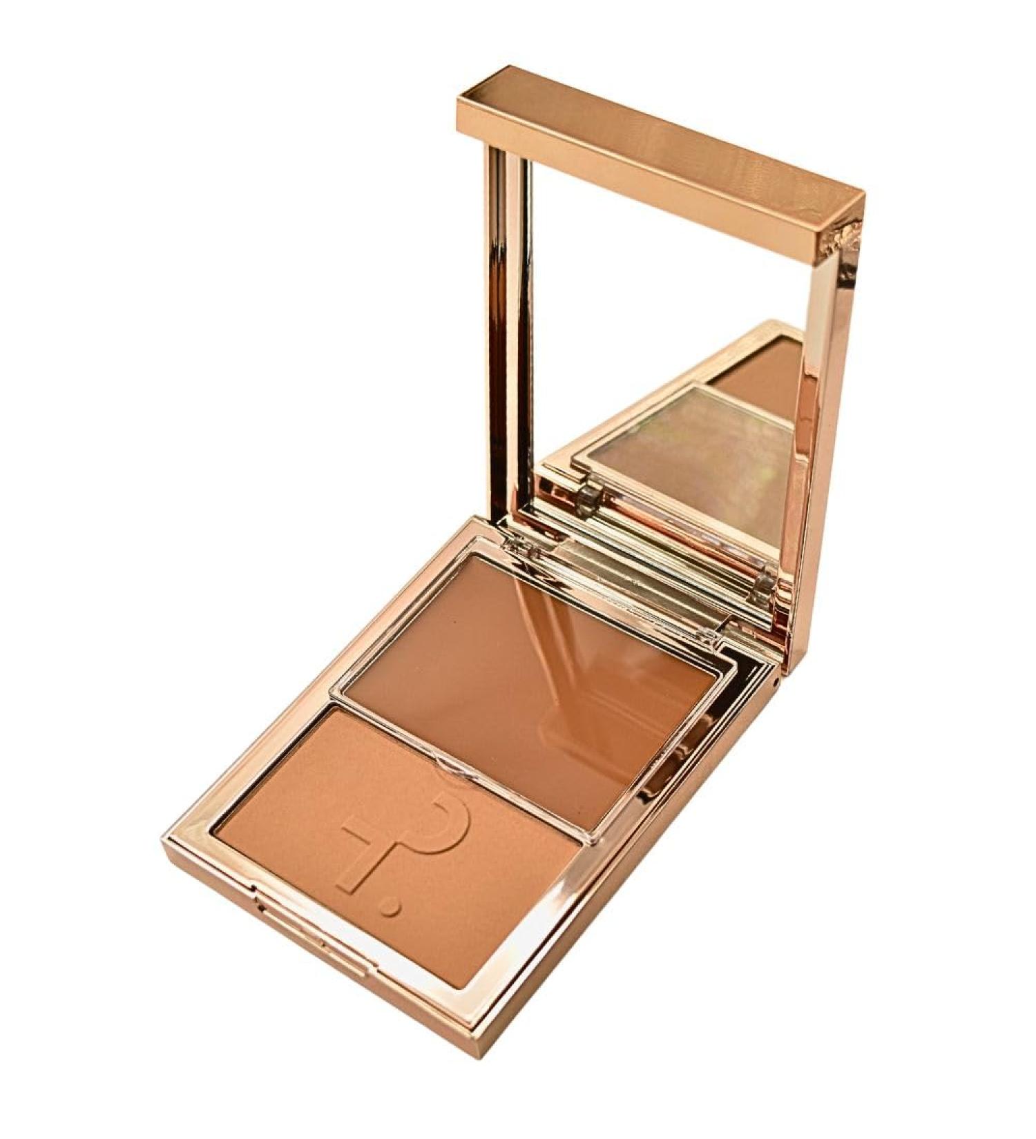 PATRICK TA Major Skin Cr me Foundation and Finishing Powder Duo - Medium 4 - Golden Warm