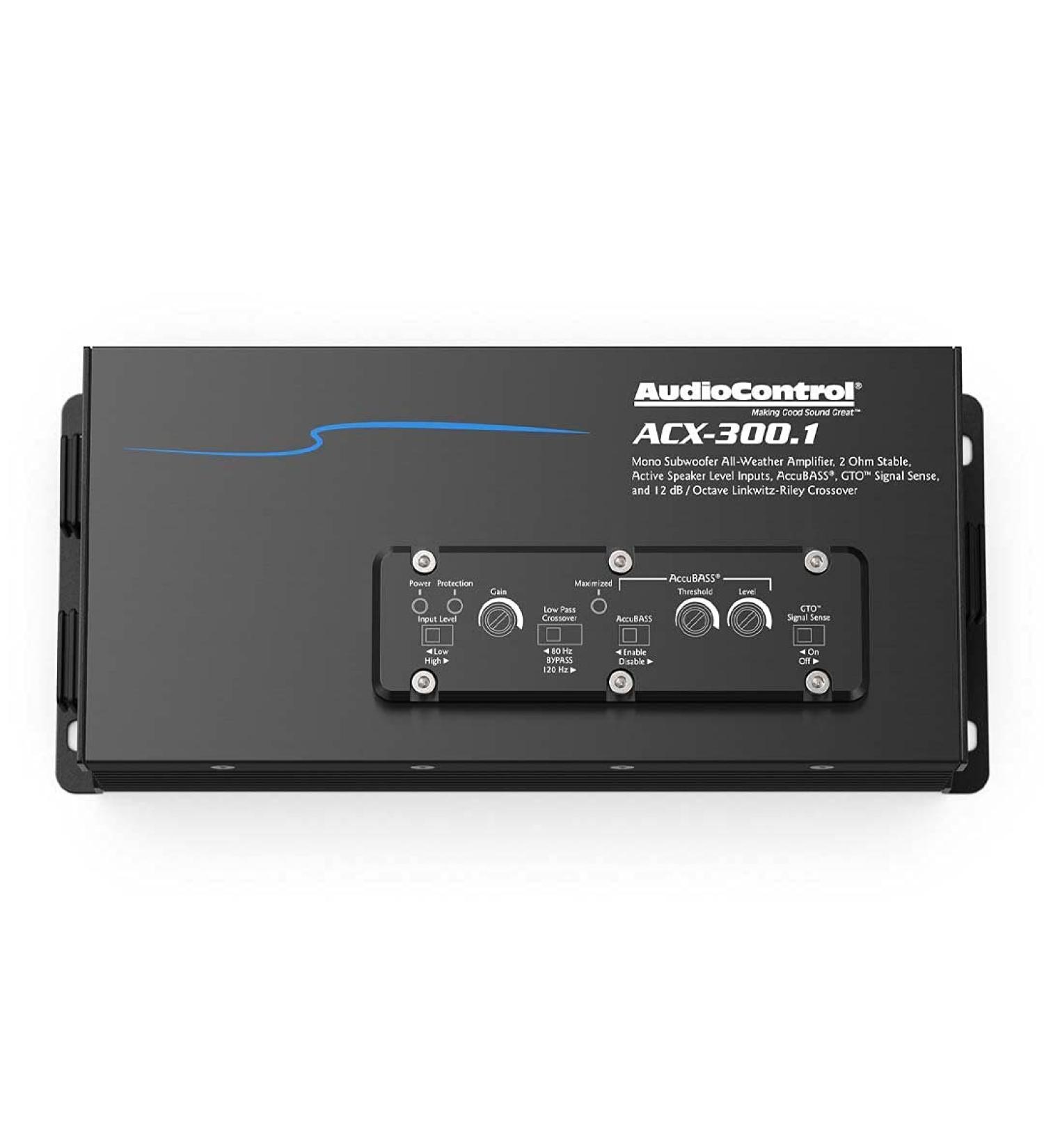 AudioControl ACX-300.1 Mono Powersports/Marine All Weather Amplifier | 300W RMS x 1 @ 2 Ohms - Buy Online on GoSupps.com