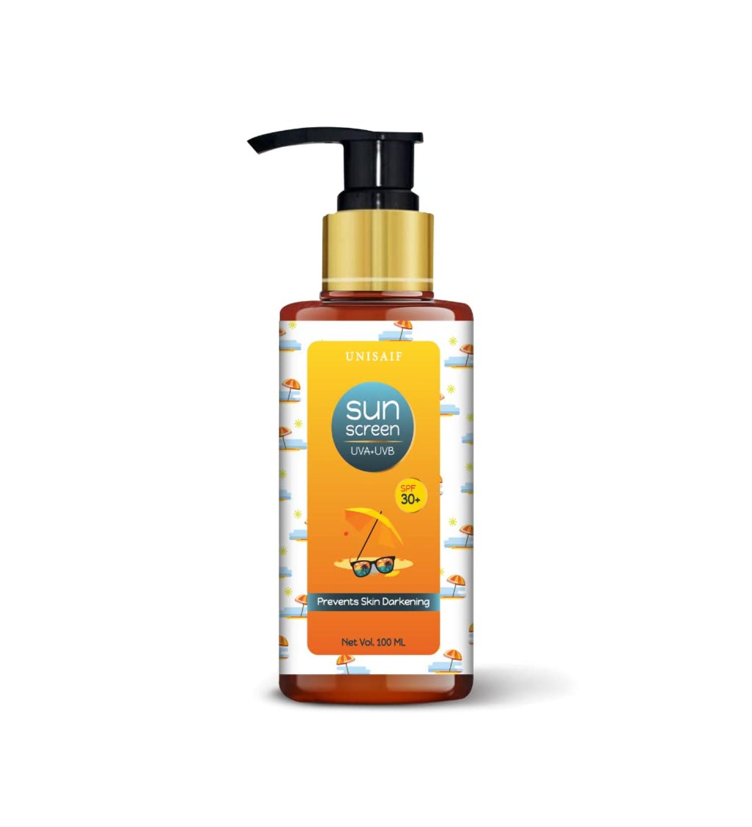 Unisaif Organic Sun Screen Lotion - Buy Online on GoSupps.com