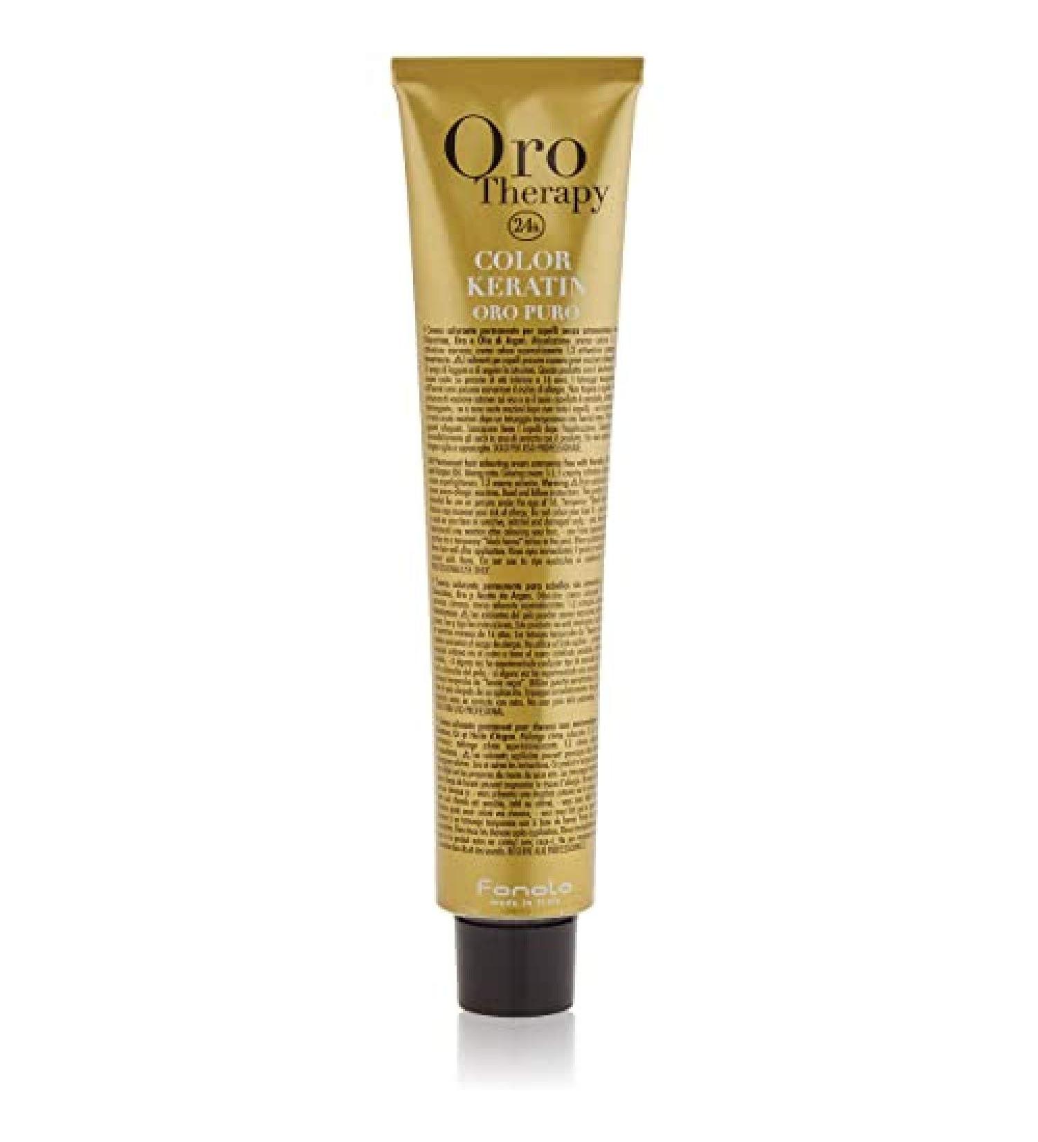 Buy Fanola Oro Therapy Color Keratin 6.3 Dark Blonde Gold 100ml | International Shipping Available - Buy Online on GoSupps.com
