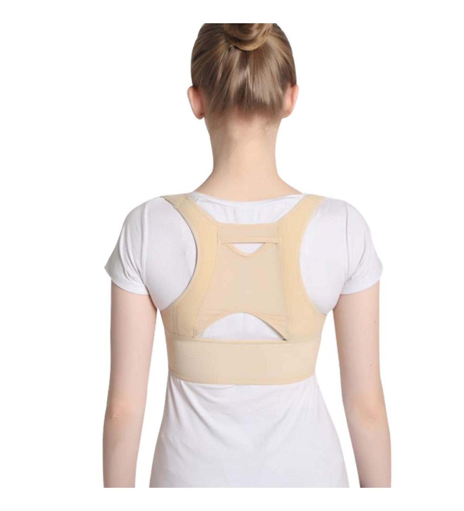 SheraF Back Support Vest Top Bra Posture Corrector for Women Back Support Belt Hunchback Relief Humpback Correction Band Shoulder Shapewear Body Shaper lofty ambition XL - Buy Online on GoSupps.com