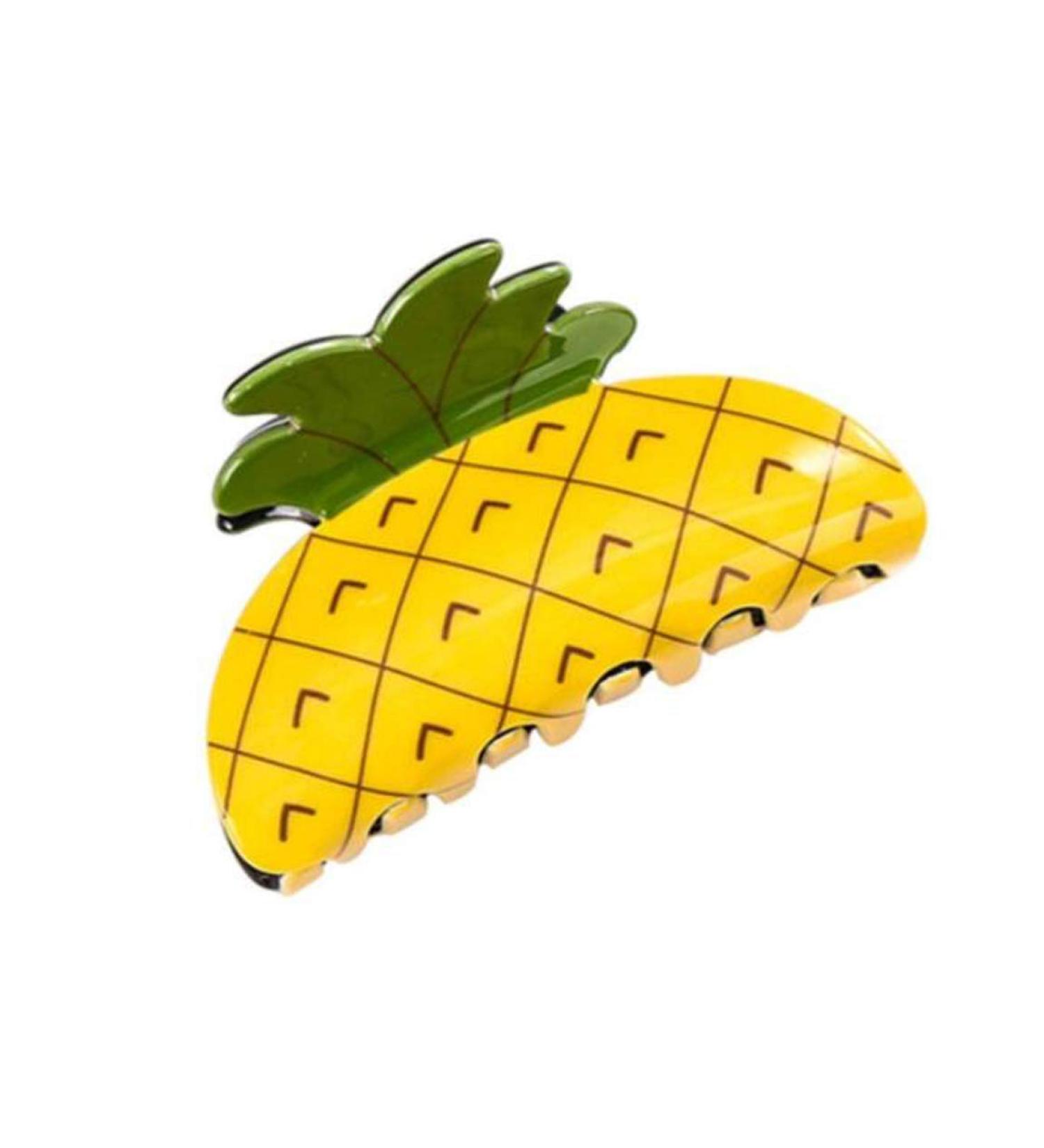 XINGZI Big Plastic Pineapple Bow Hair Claw Clip - Fashionable Hairpin for Women and Girls - Buy Online on GoSupps.com