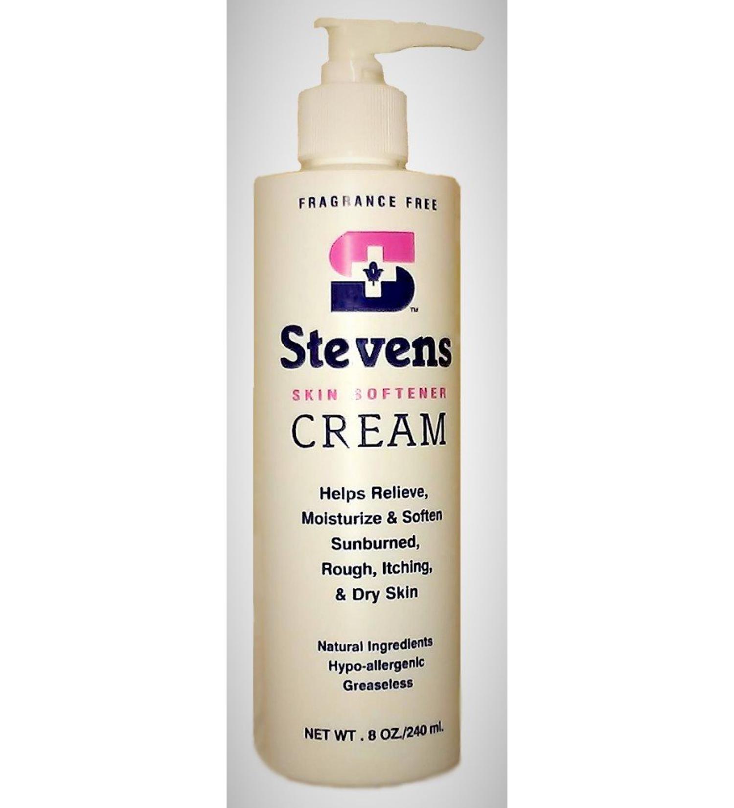 Stevens Moisturizing Skin Cream 8oz - Relieves Eczema, Psoriasis, Dry Skin - Fragrance Free - Buy Online on GoSupps.com